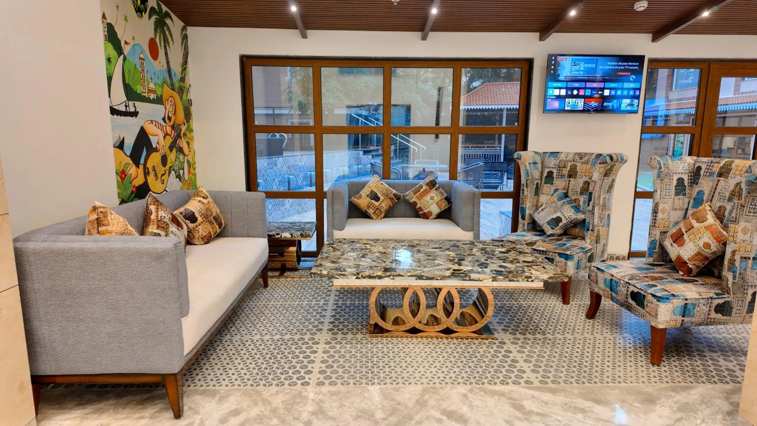 Seating area in Fortune Select Candolim, Goa - Member ITC Hotels' Group