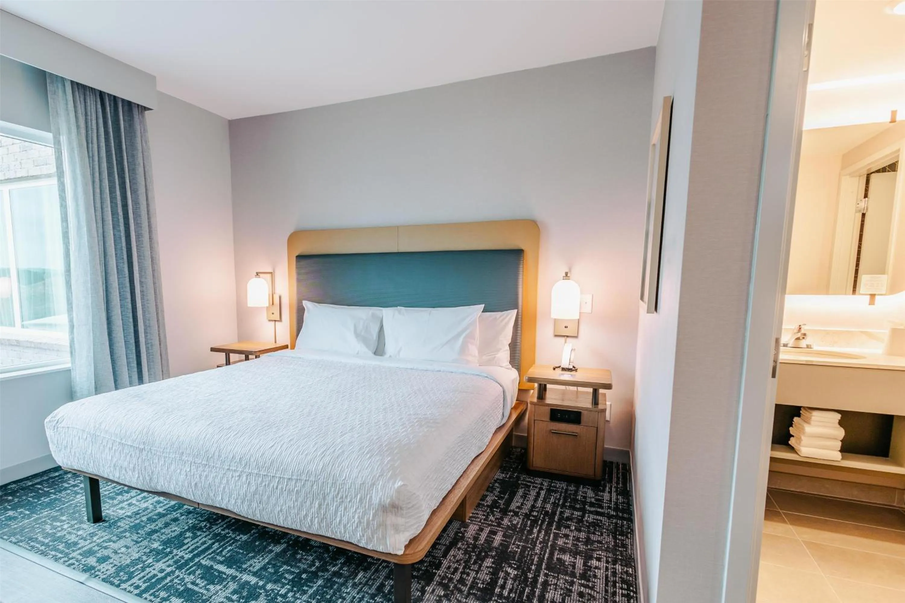 Bed in Homewood Suites By Hilton Buford Mall Of Ga