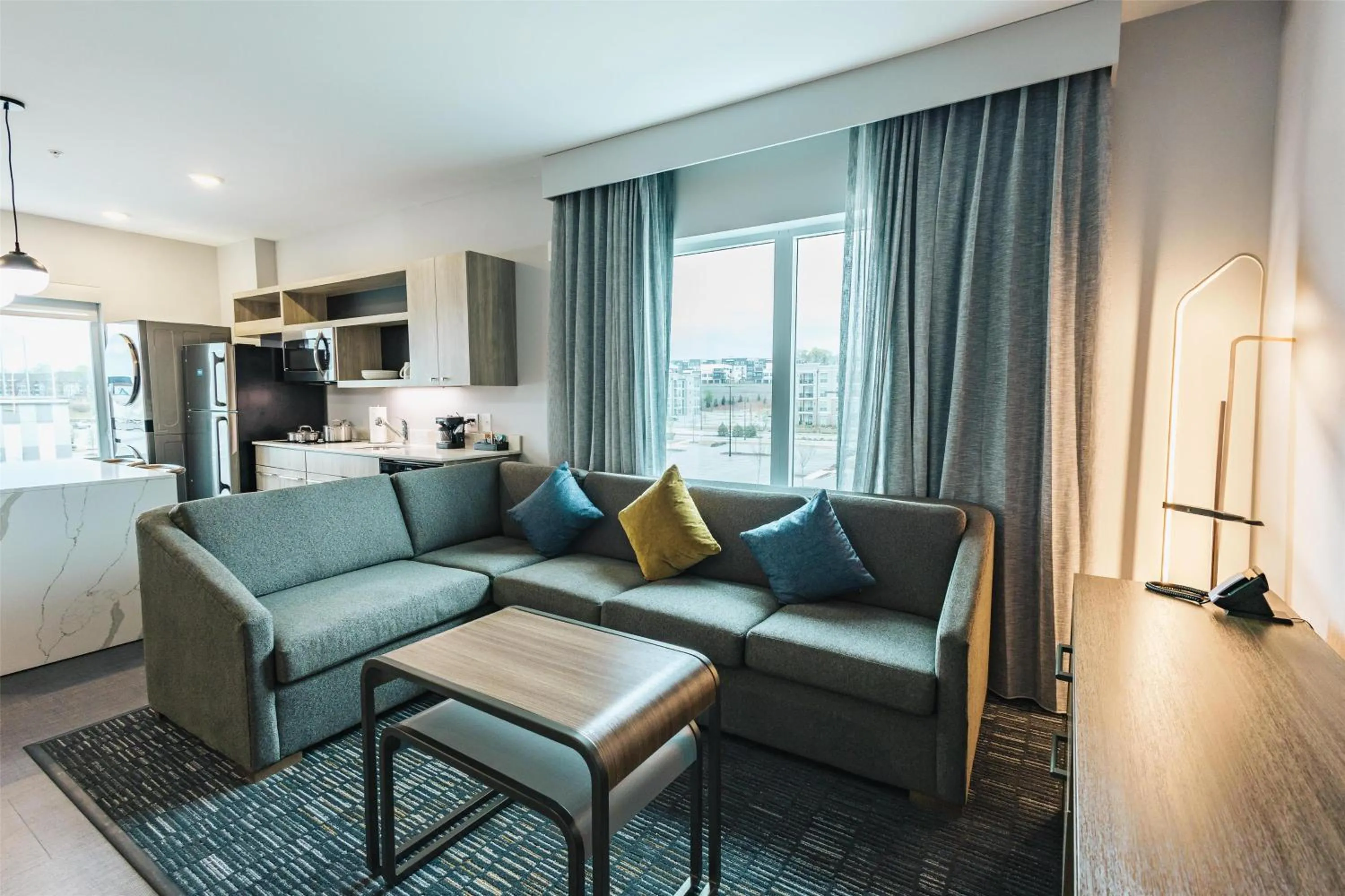 Living room in Homewood Suites By Hilton Buford Mall Of Ga