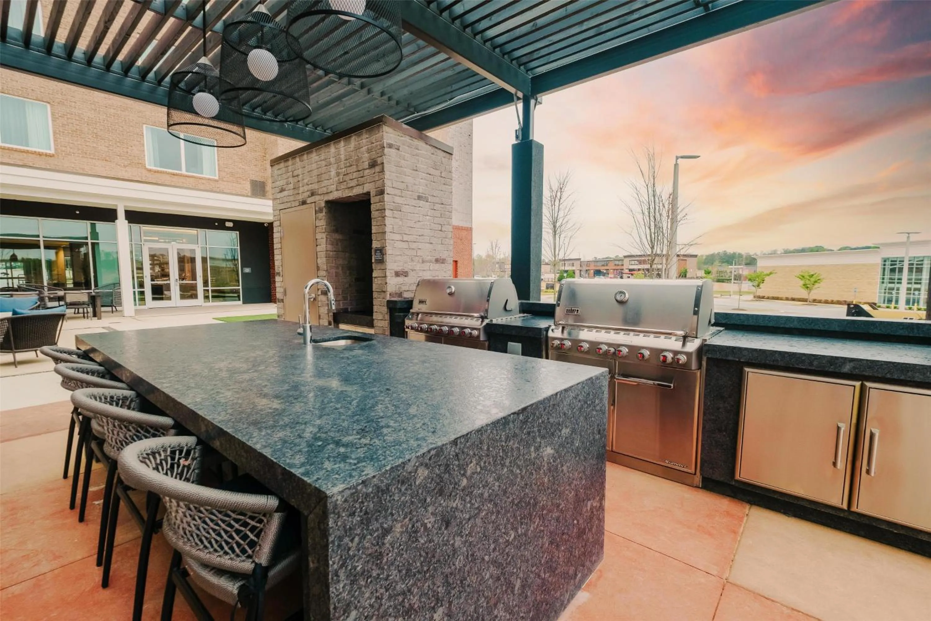 Patio in Homewood Suites By Hilton Buford Mall Of Ga