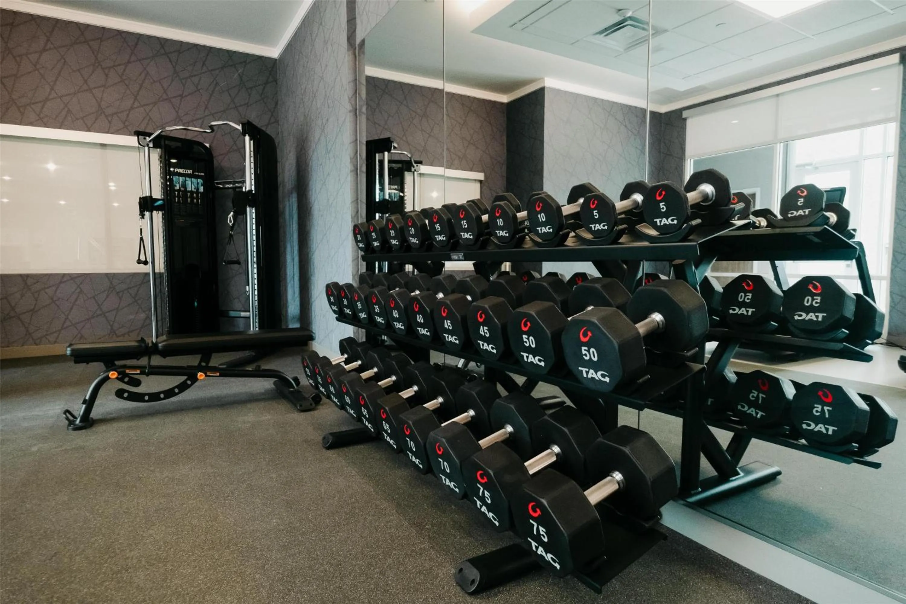 Fitness centre/facilities in Homewood Suites By Hilton Buford Mall Of Ga