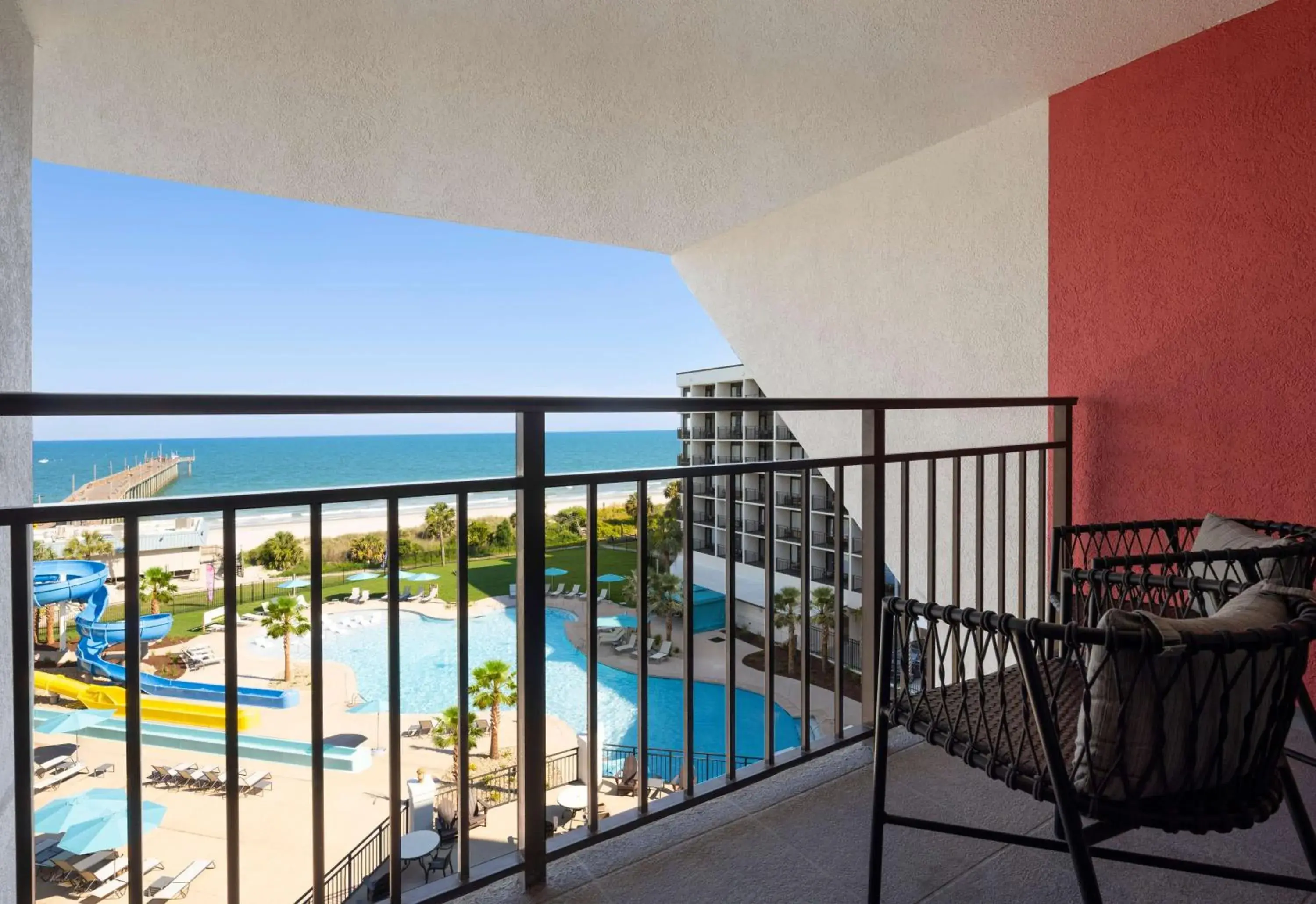 One-Bedroom King Suite with Ocean View in The Ellie Beach Resort Myrtle Beach, Tapestry By Hilton One-Bedroom King Suite with Ocean View in The Ellie Beach Resort Myrtle Beach, Tapestry By Hilton