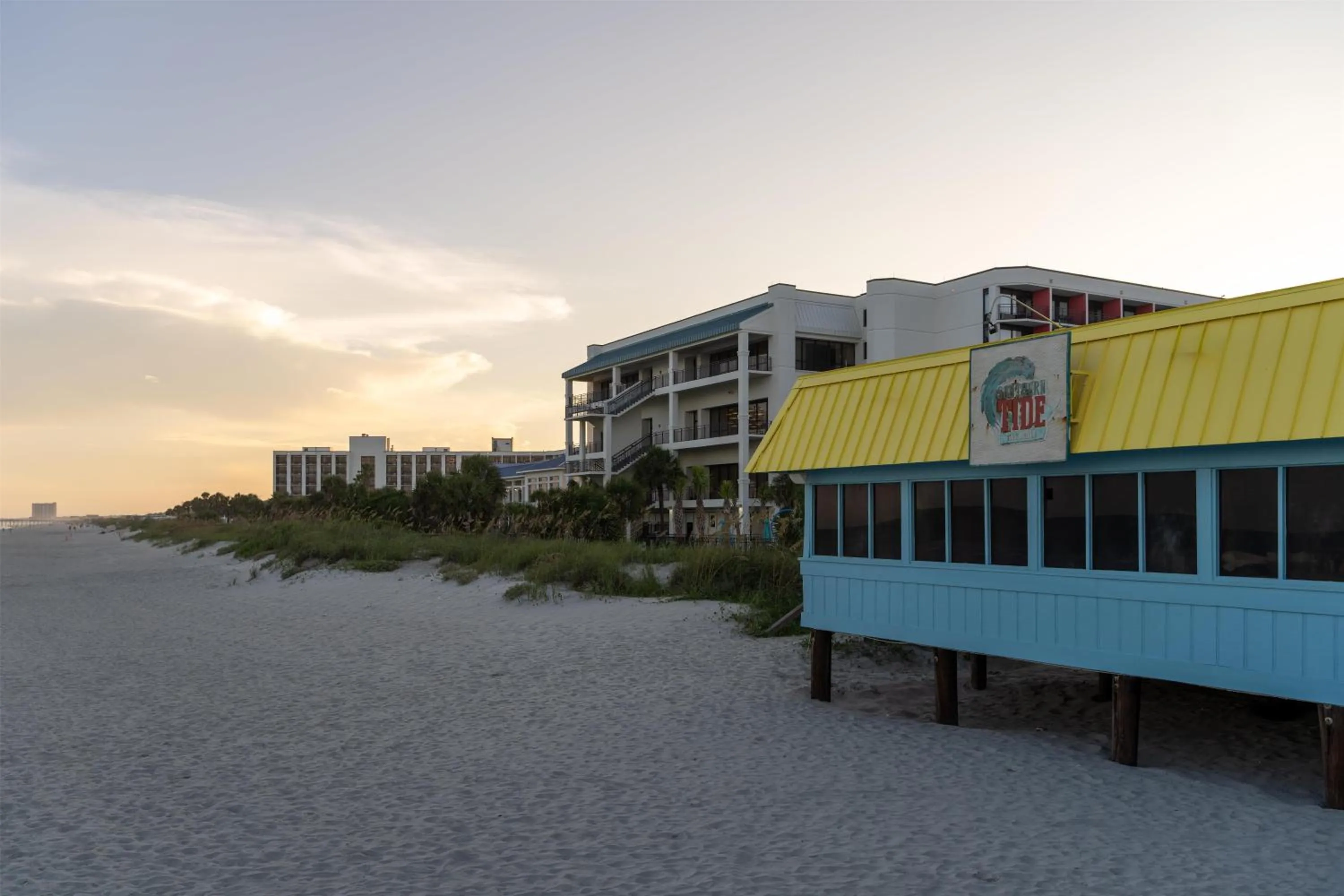 Beach in The Ellie Beach Resort Myrtle Beach, Tapestry By Hilton
