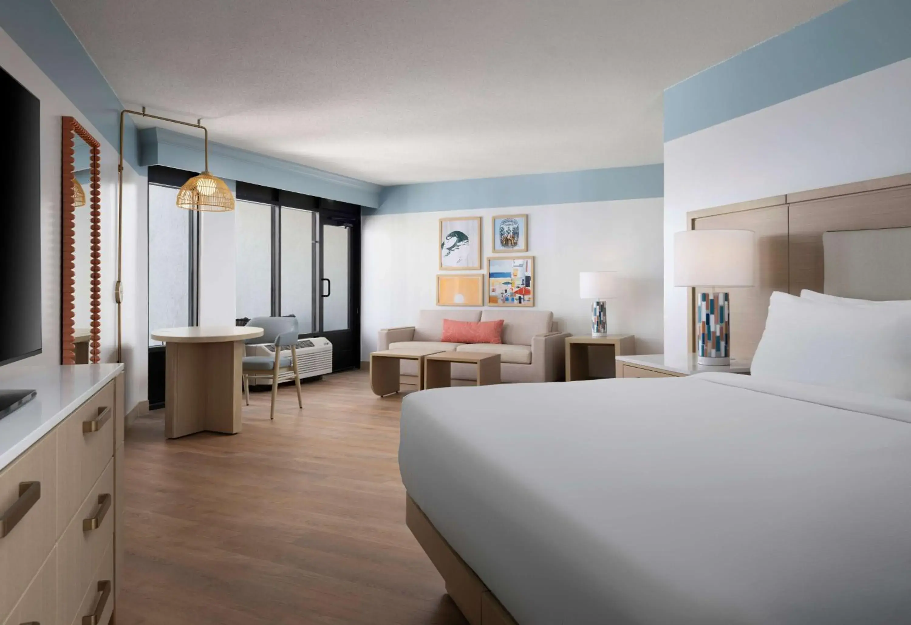 Junior King Suite with Ocean View in The Ellie Beach Resort Myrtle Beach, Tapestry By Hilton Junior King Suite with Ocean View in The Ellie Beach Resort Myrtle Beach, Tapestry By Hilton