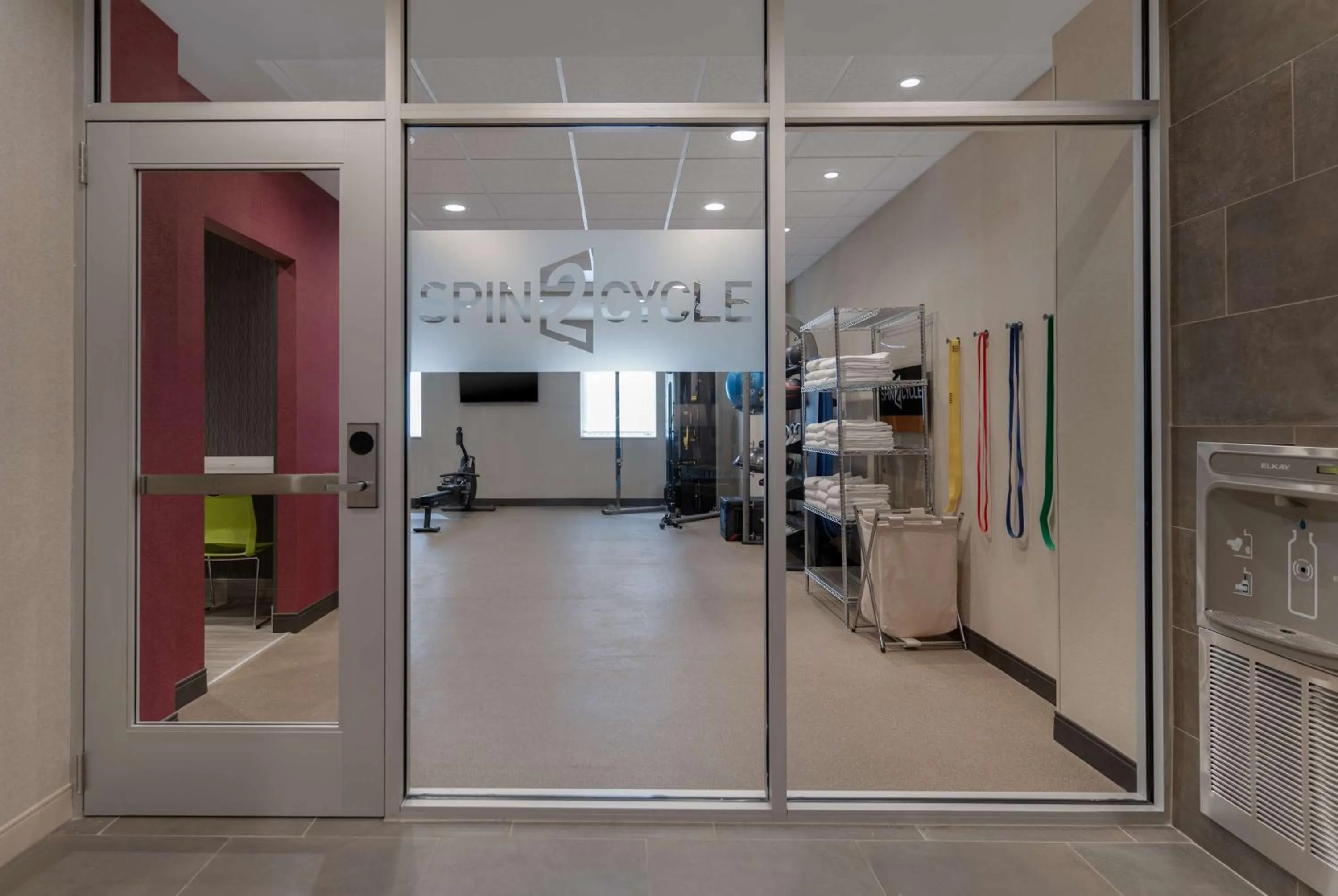 Fitness centre/facilities in Home2 Suites By Hilton Kokomo