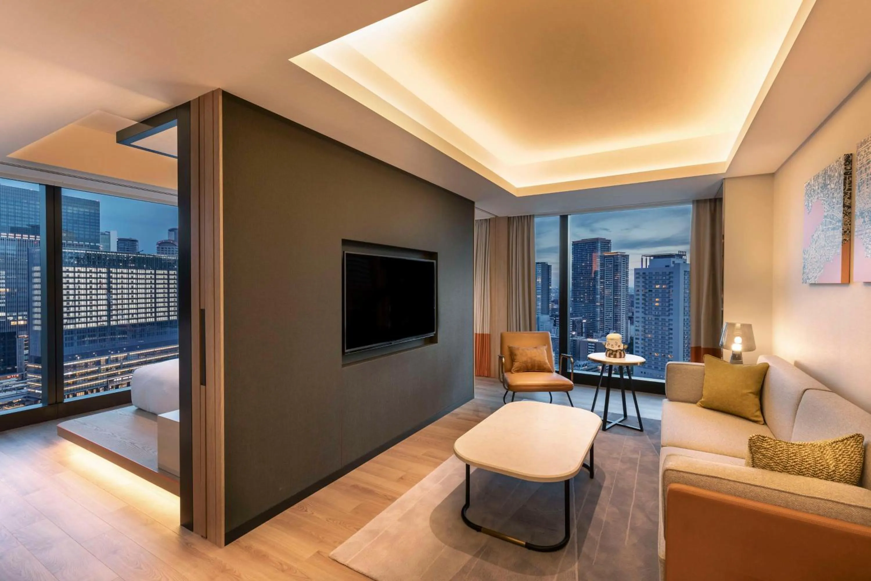 Living room in Canopy By Hilton Osaka Umeda