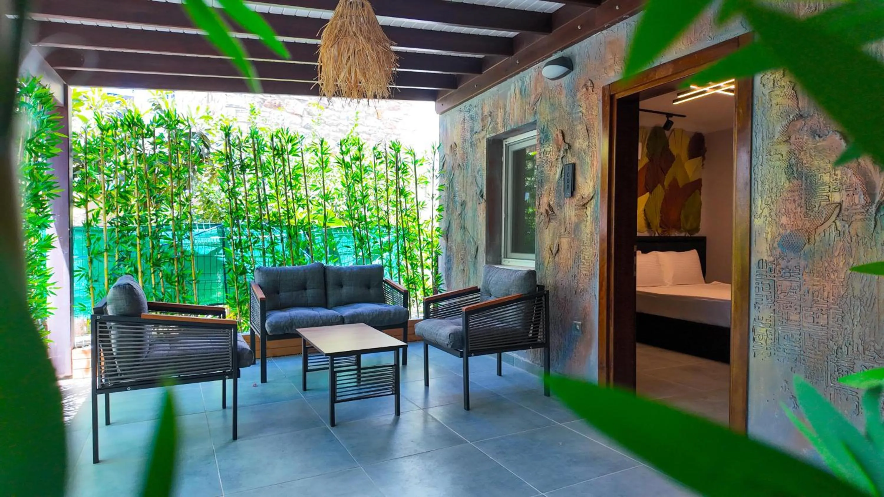 Balcony/Terrace in Lizbonia Hotels Bodrum