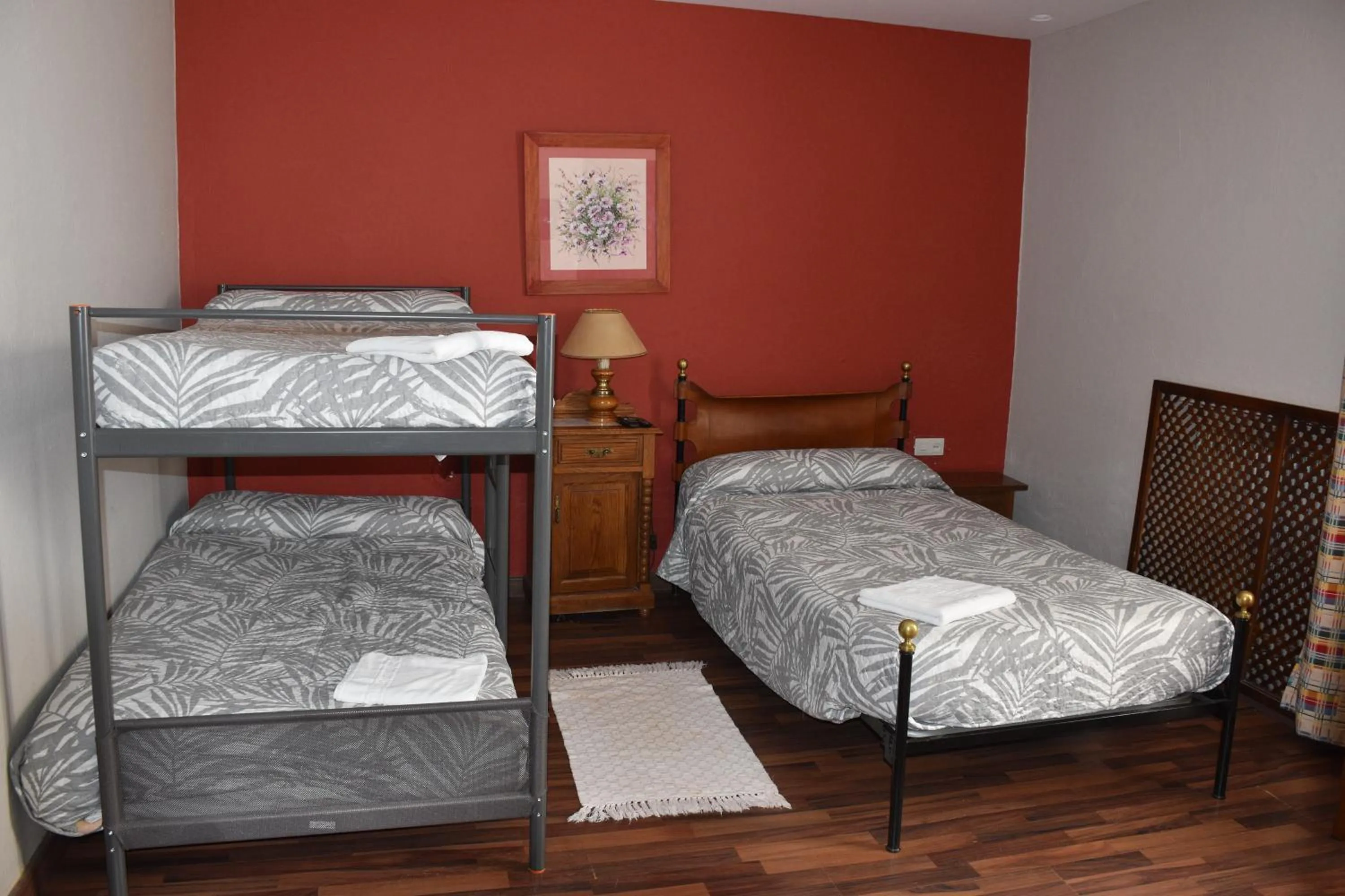 Bed in Hotel El Refugio de Juanar