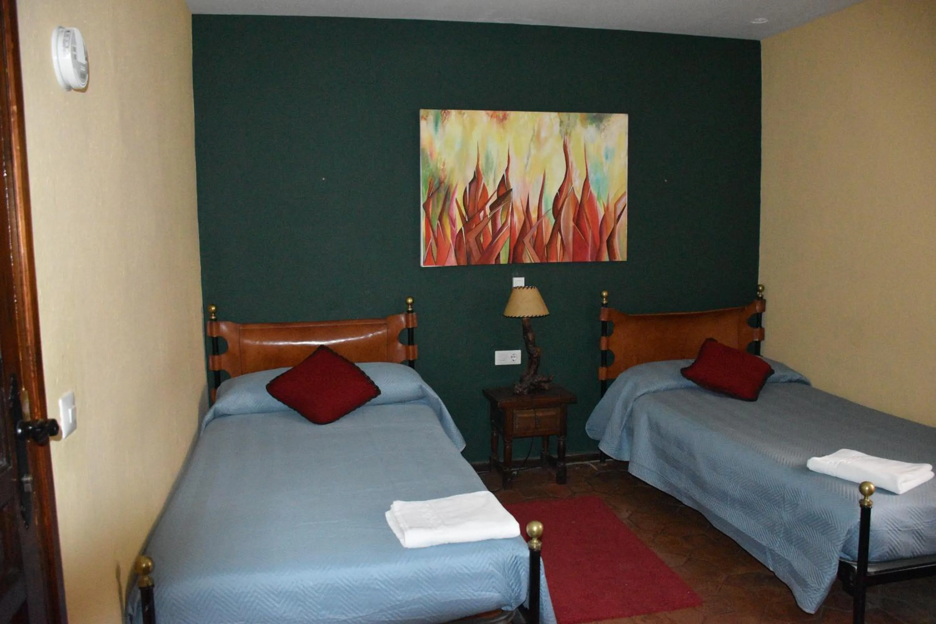 Bed in Hotel El Refugio de Juanar