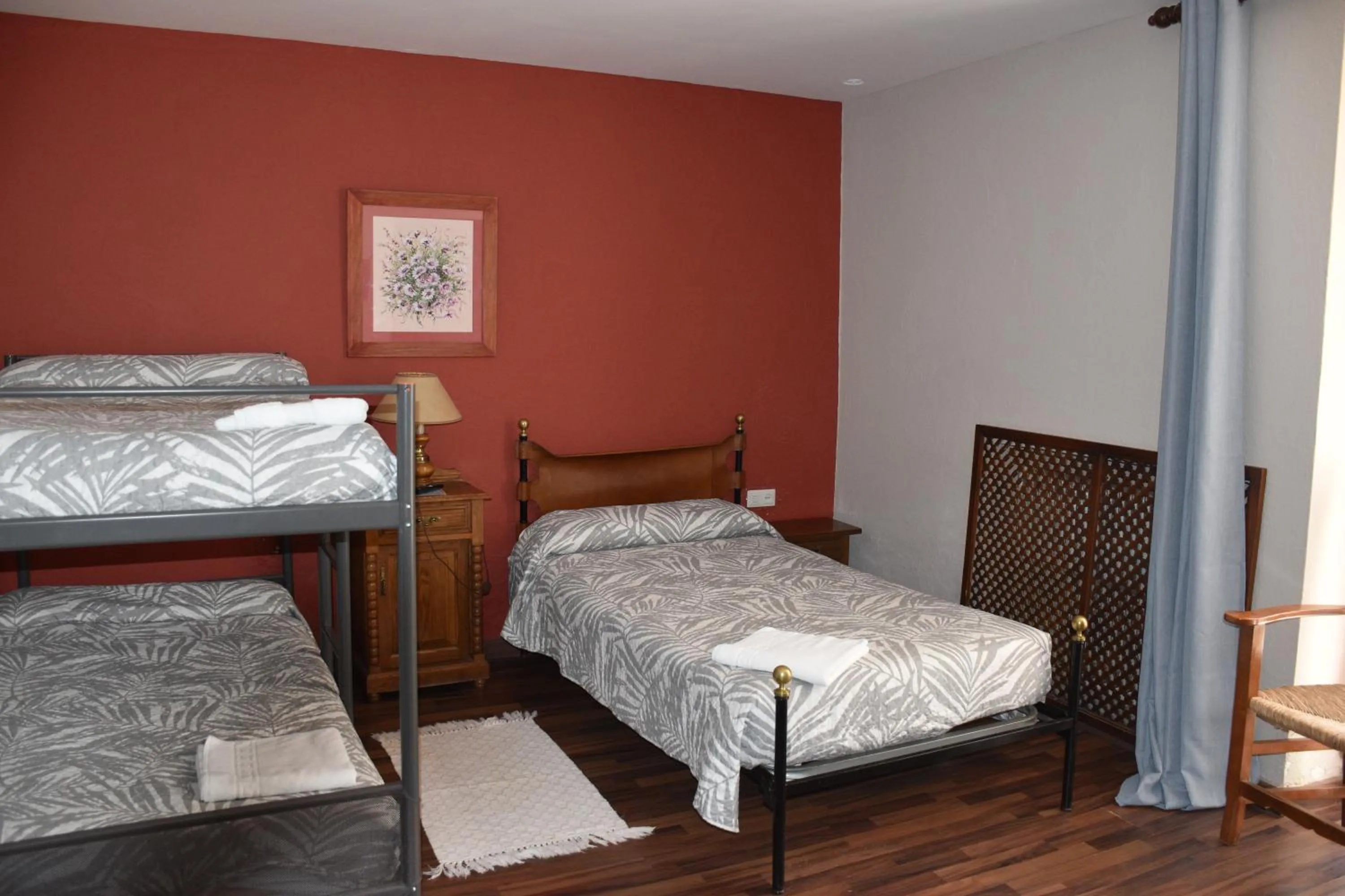 Bed in Hotel El Refugio de Juanar