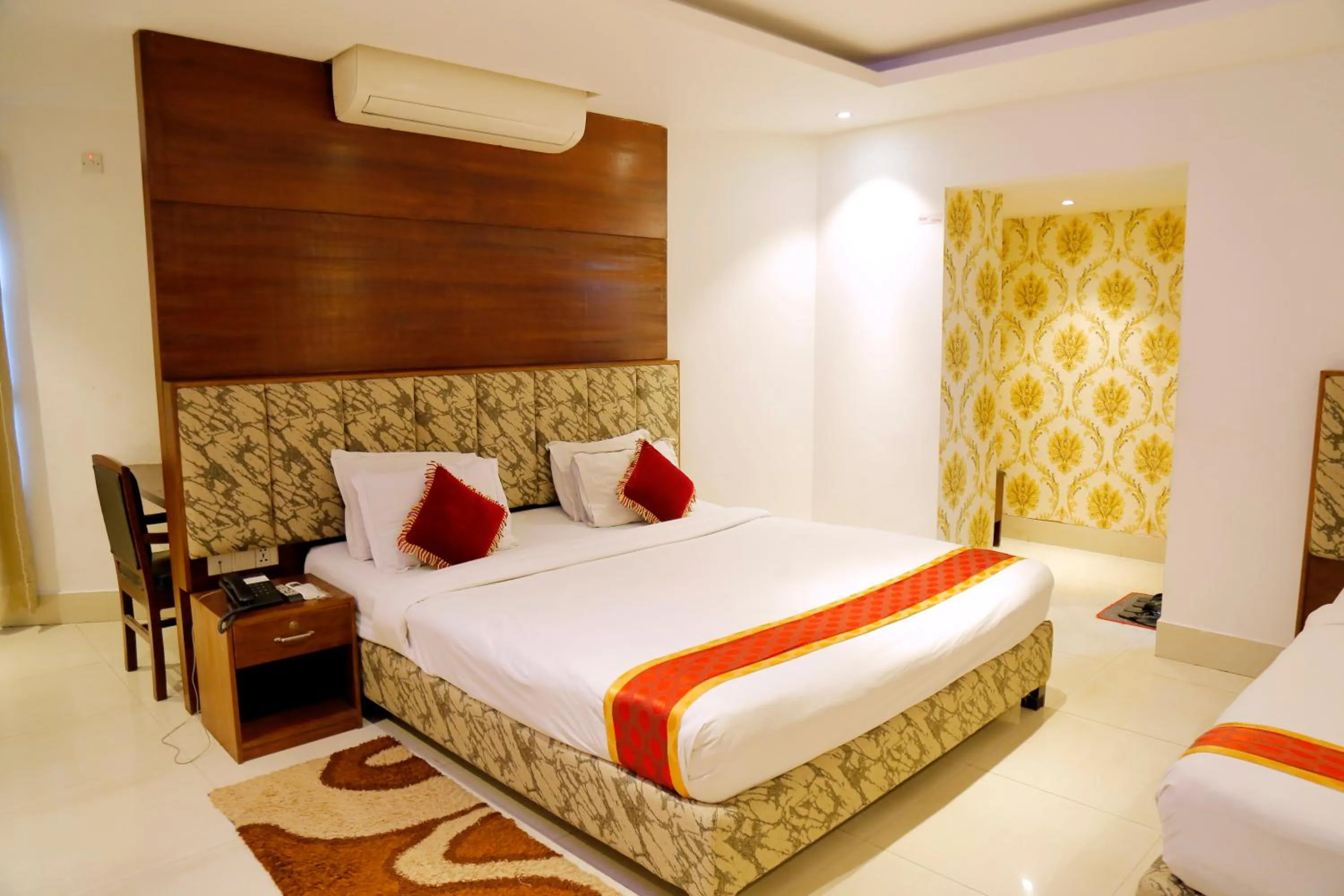Bed in Panshi Inn Sylhet