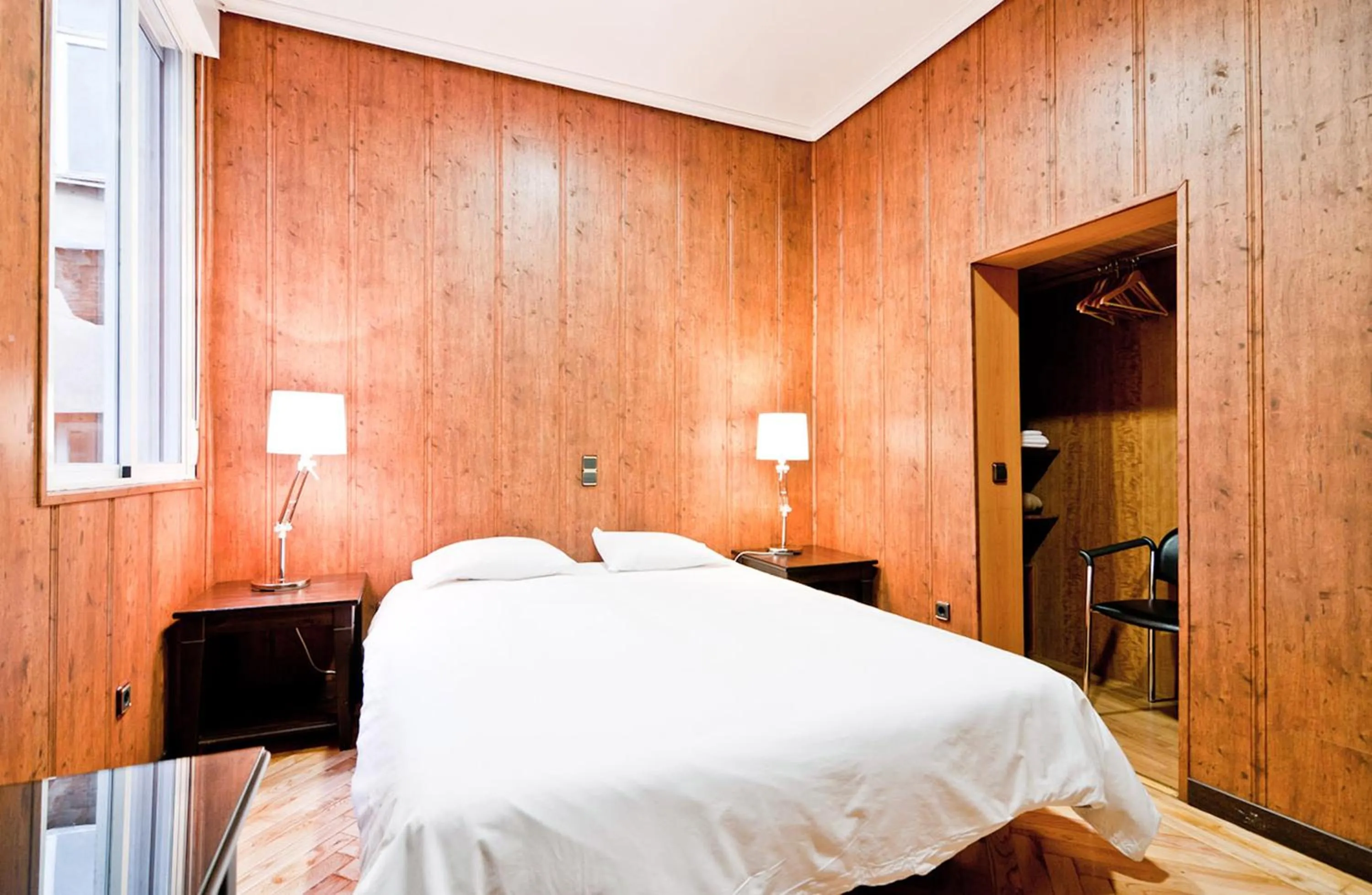 Bed in Hostal Asunción