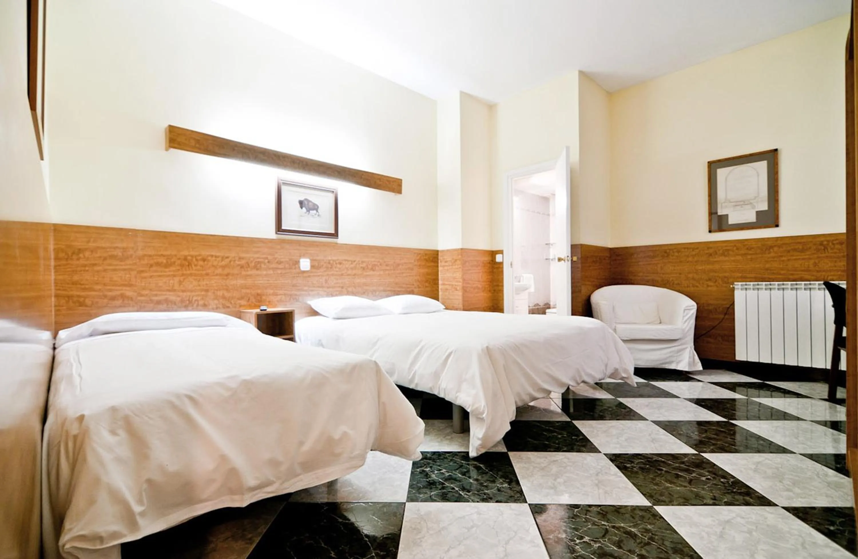 Bed in Hostal Asunción