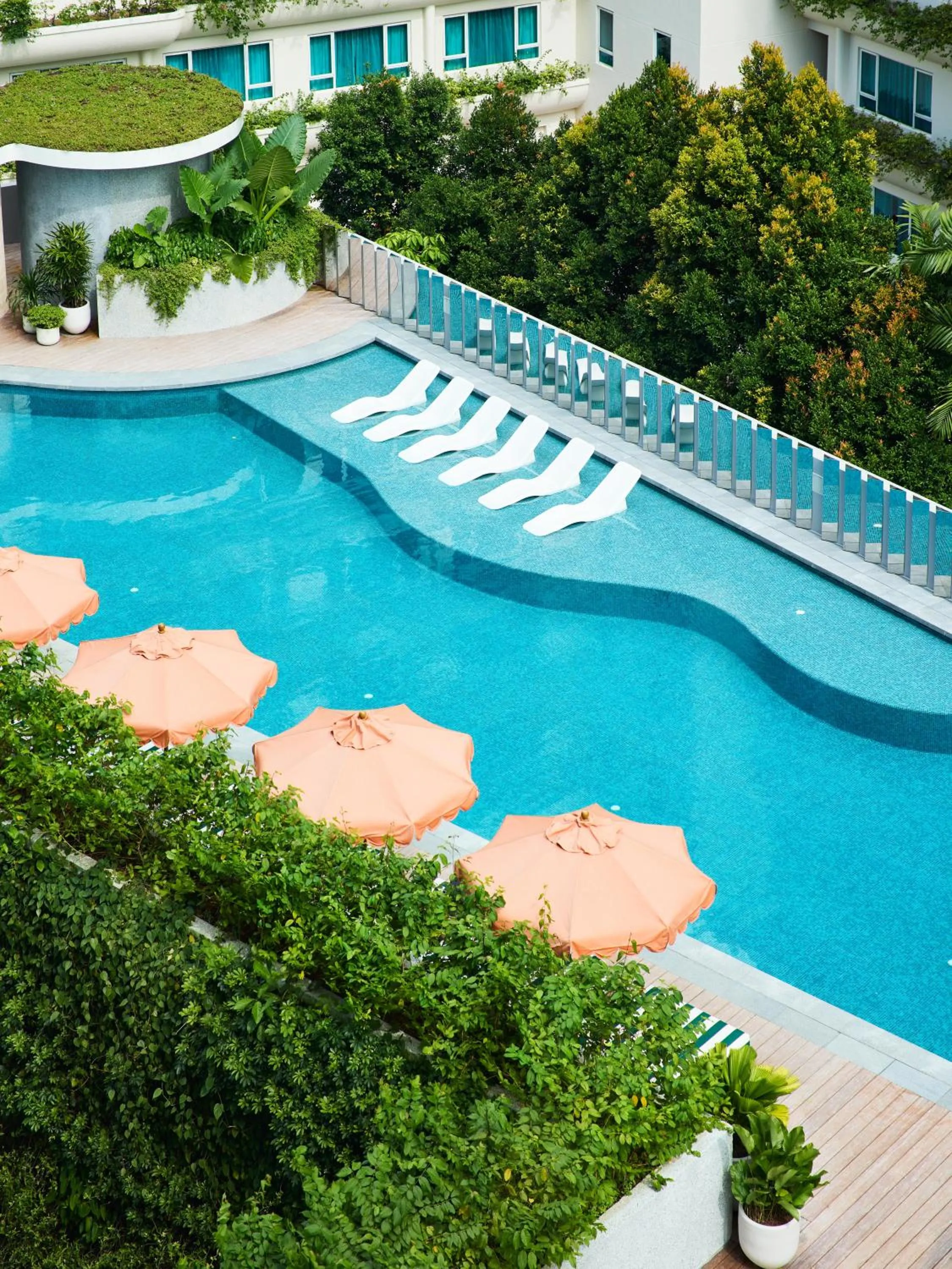 Swimming pool in The Standard, Singapore