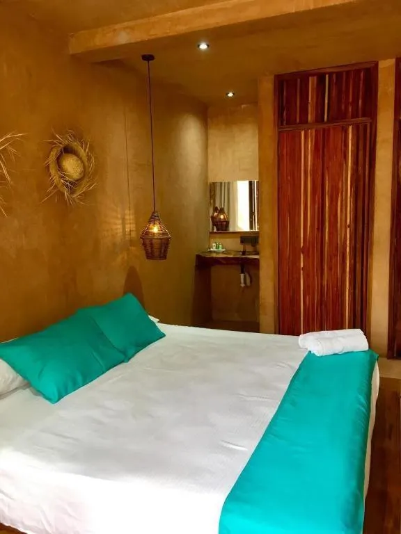 Bed in Hotel Rinconcito de Mazunte