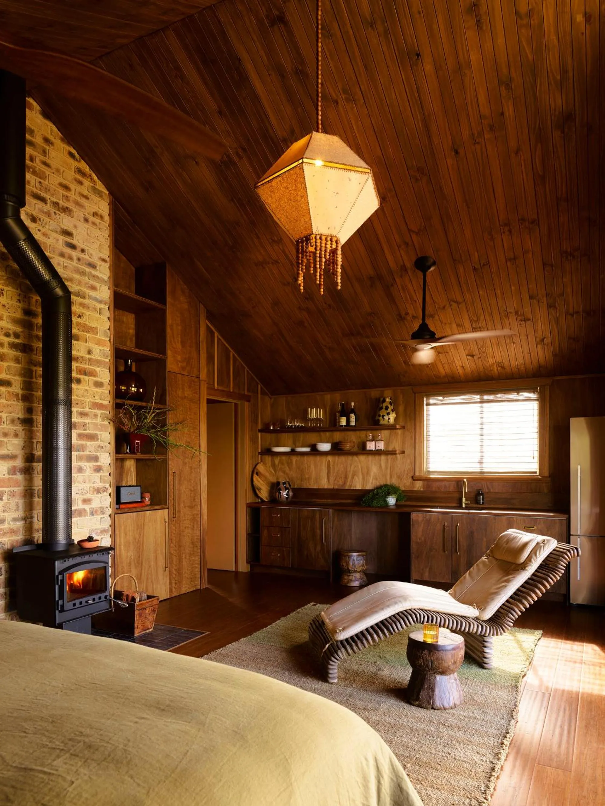Kitchen or kitchenette, Bed in Sun Ranch