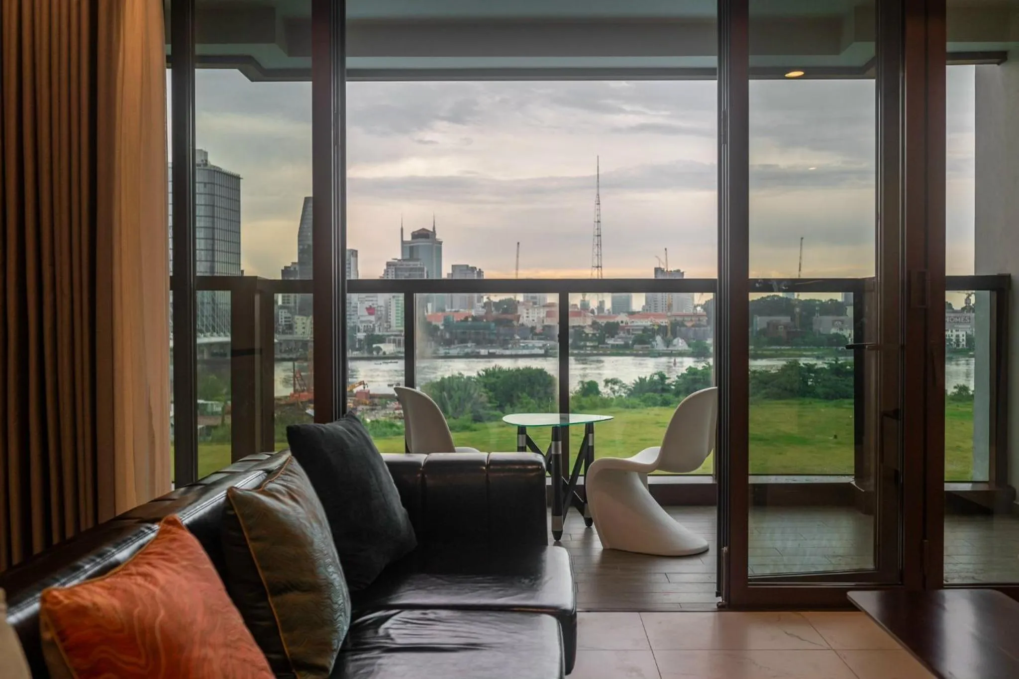 Living room in The Galleria Thủ Thiêm - Panorama Sky View