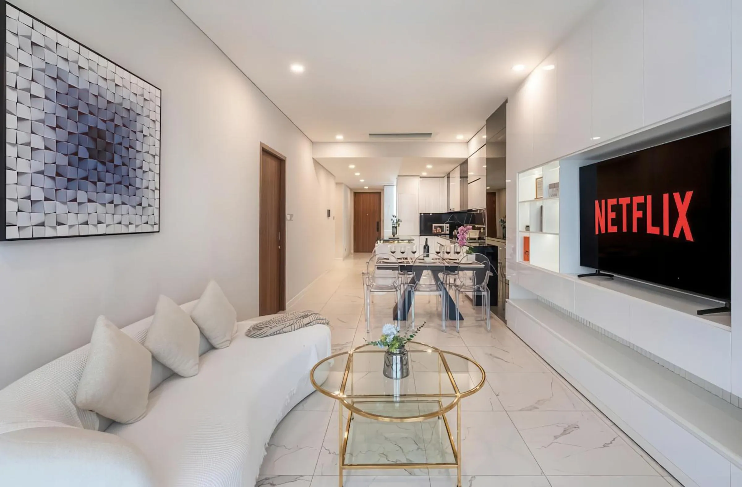 Communal lounge/ TV room in The Galleria Thủ Thiêm - Panorama Sky View