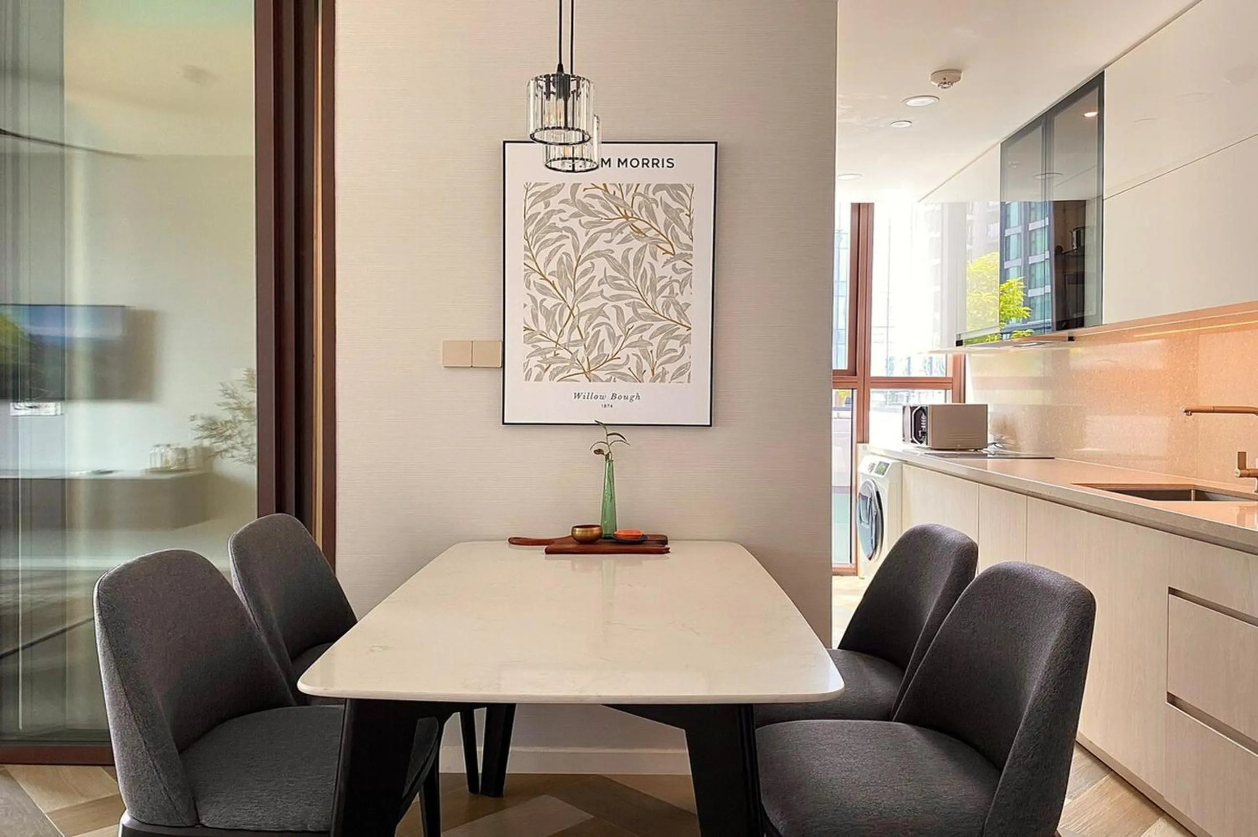 Kitchen or kitchenette in The Galleria Thủ Thiêm - Panorama Sky View