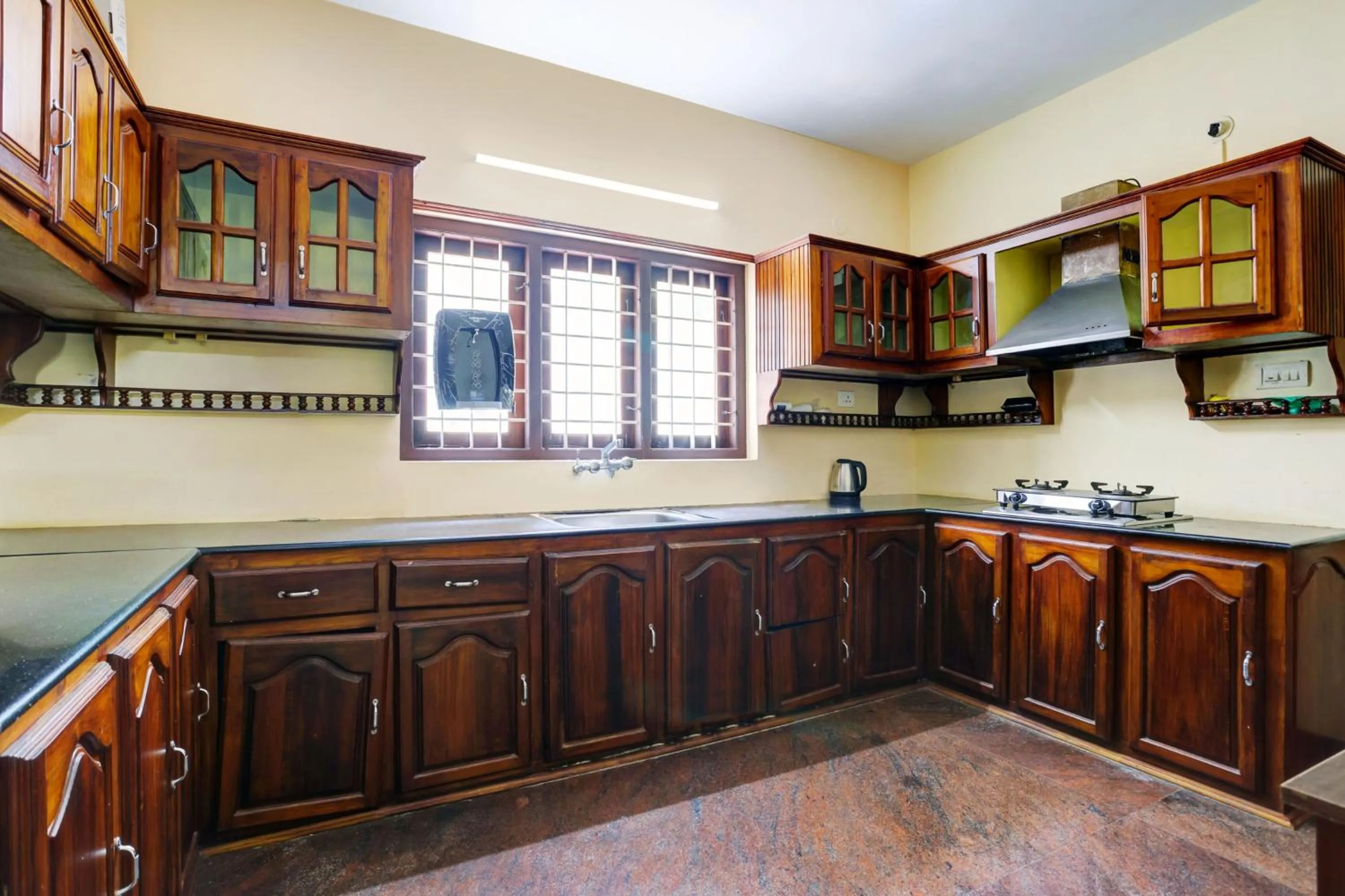 Kitchen or kitchenette in Hotel O LM RESIDENCY