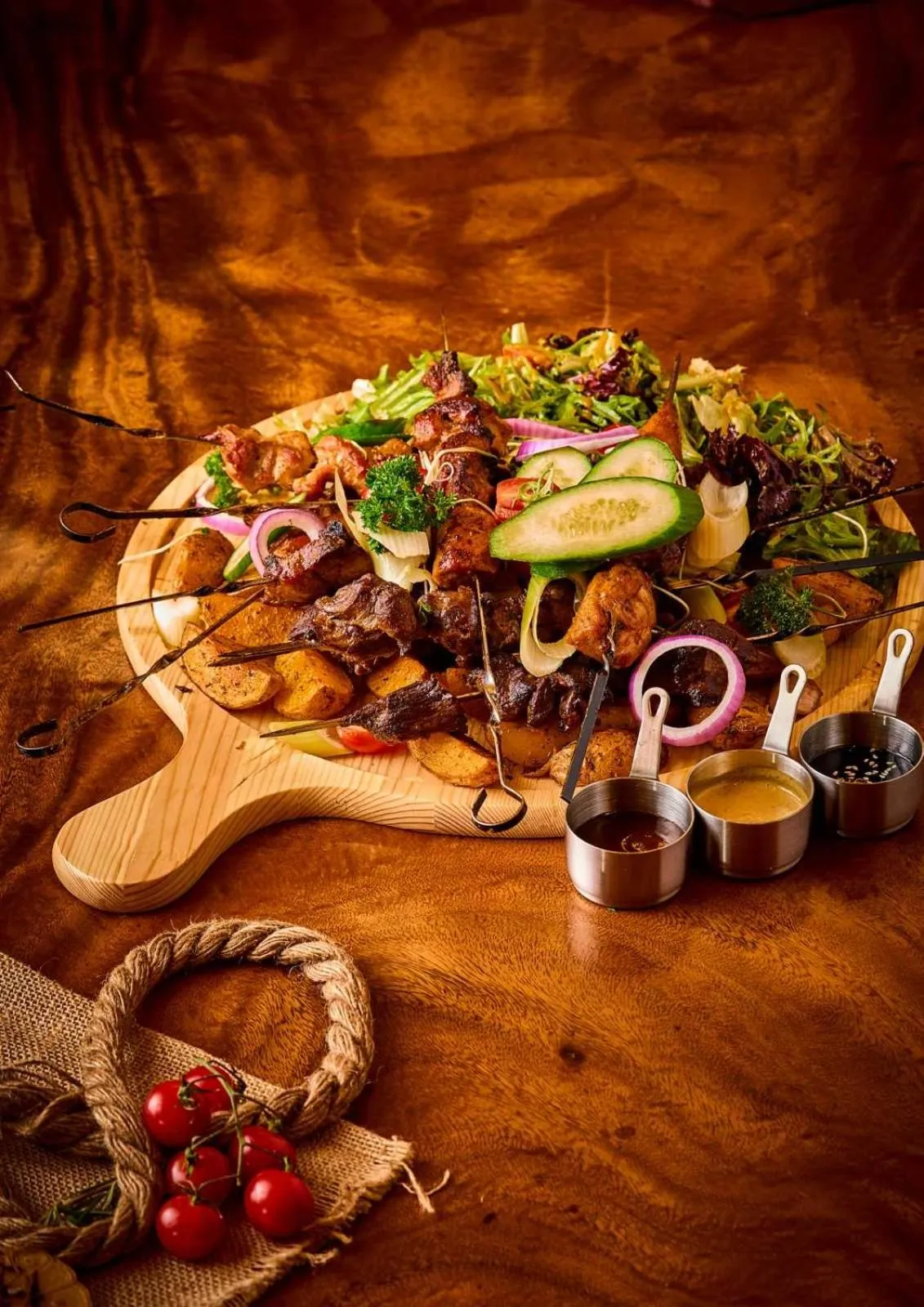 BBQ facilities in Amar Hotel Ulaanbaatar live