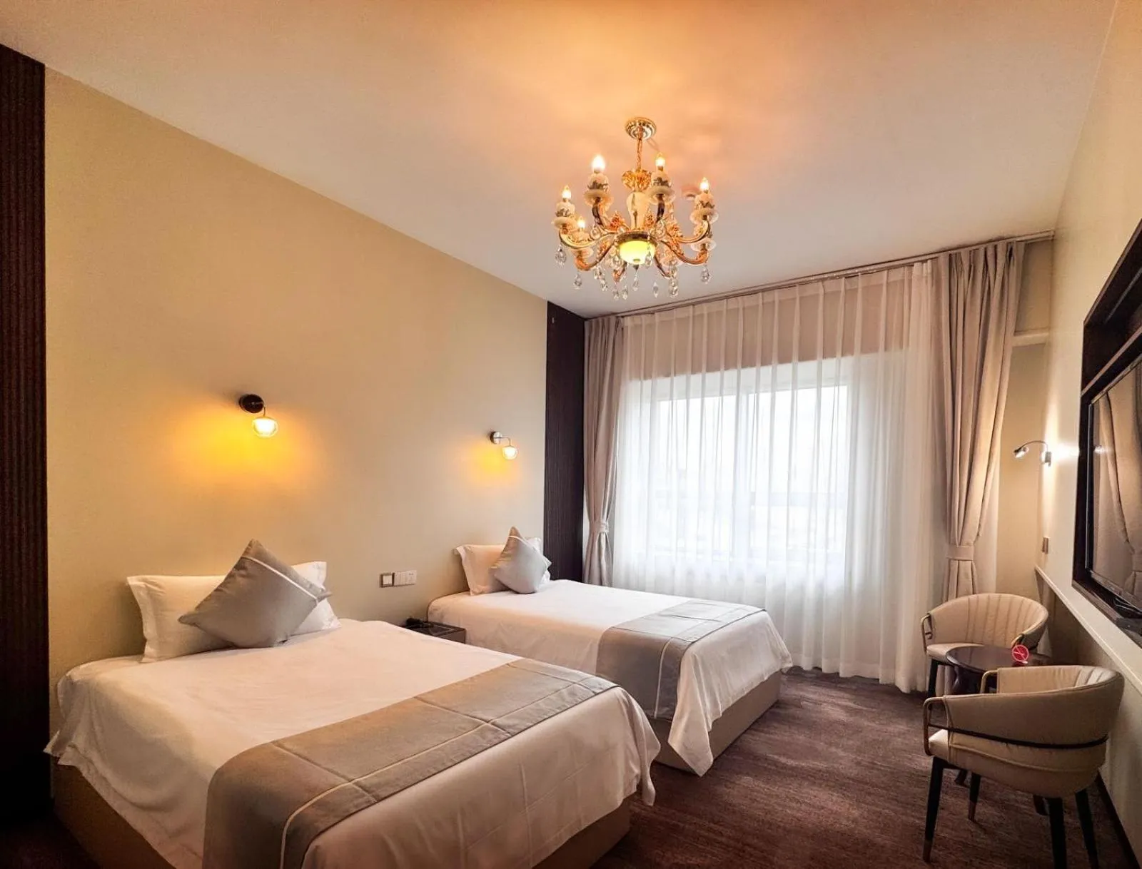 Bed in Amar Hotel Ulaanbaatar live