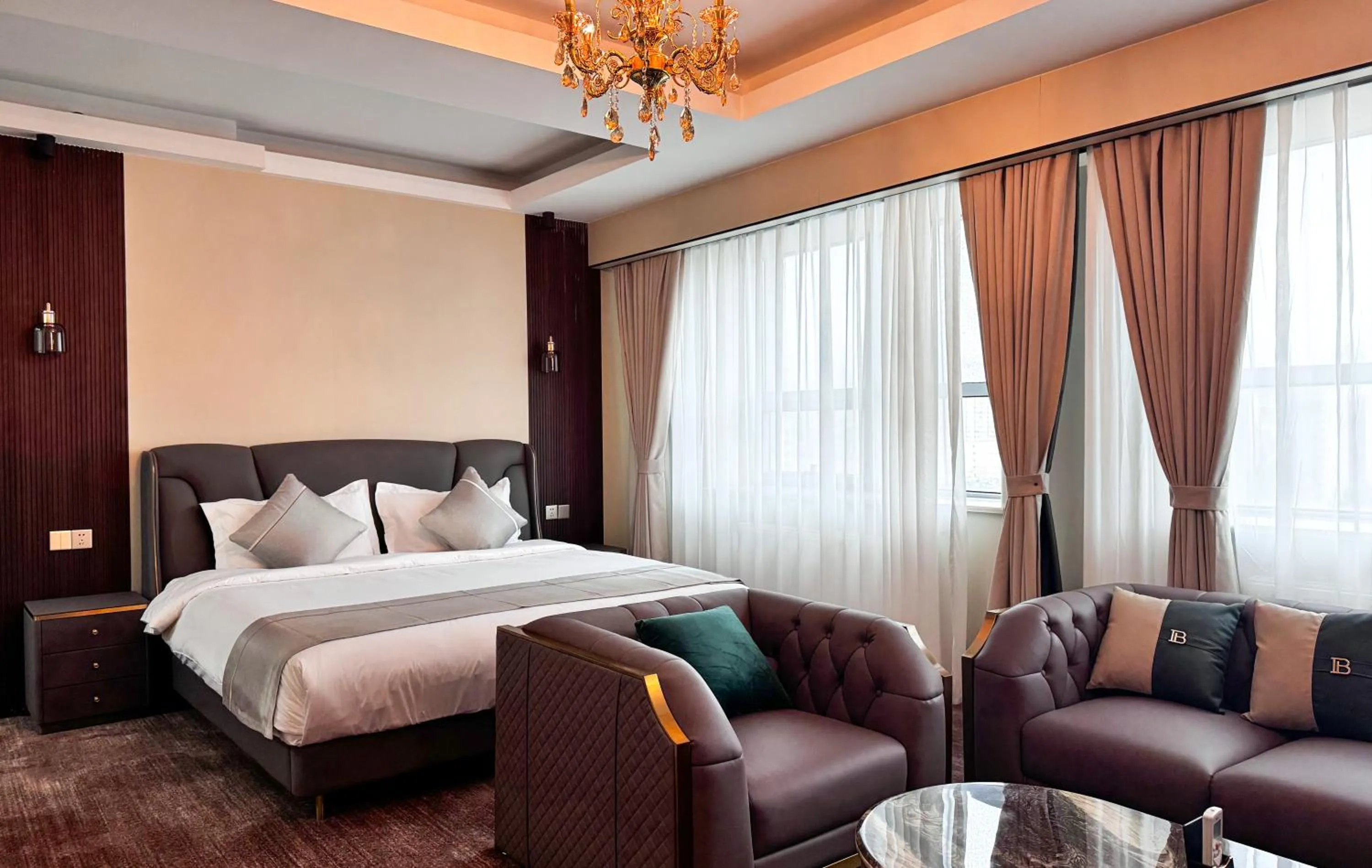 Bed in Amar Hotel Ulaanbaatar live