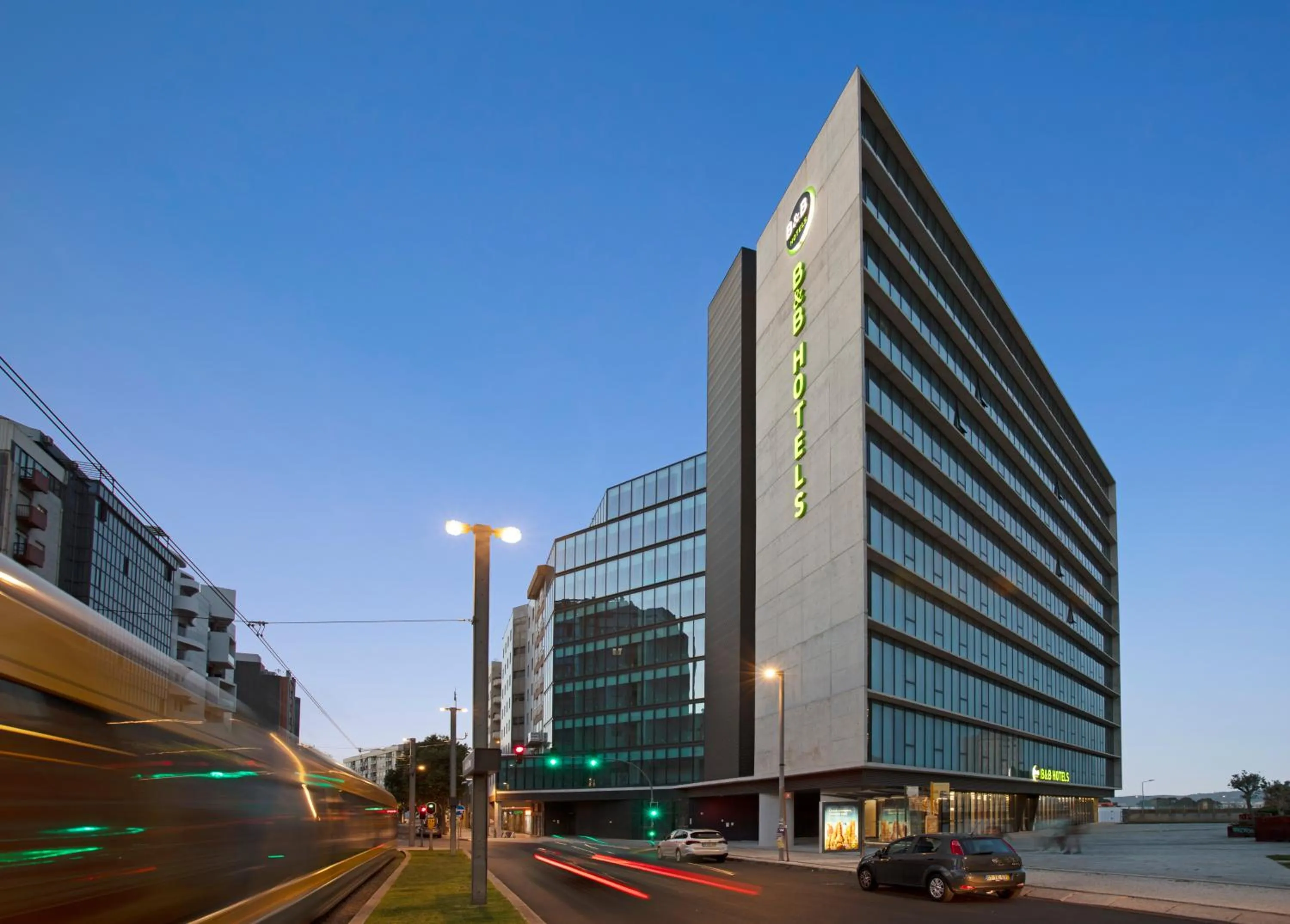 Property building in B&B HOTEL Porto Gaia