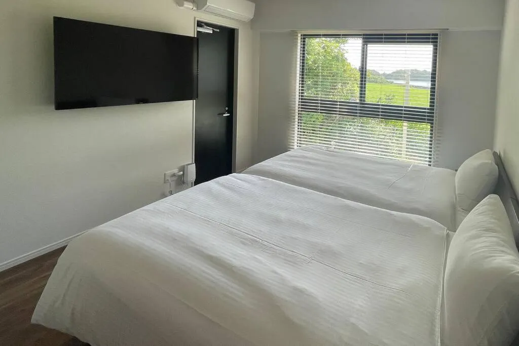 Bed in Private Villa JIN-仁-