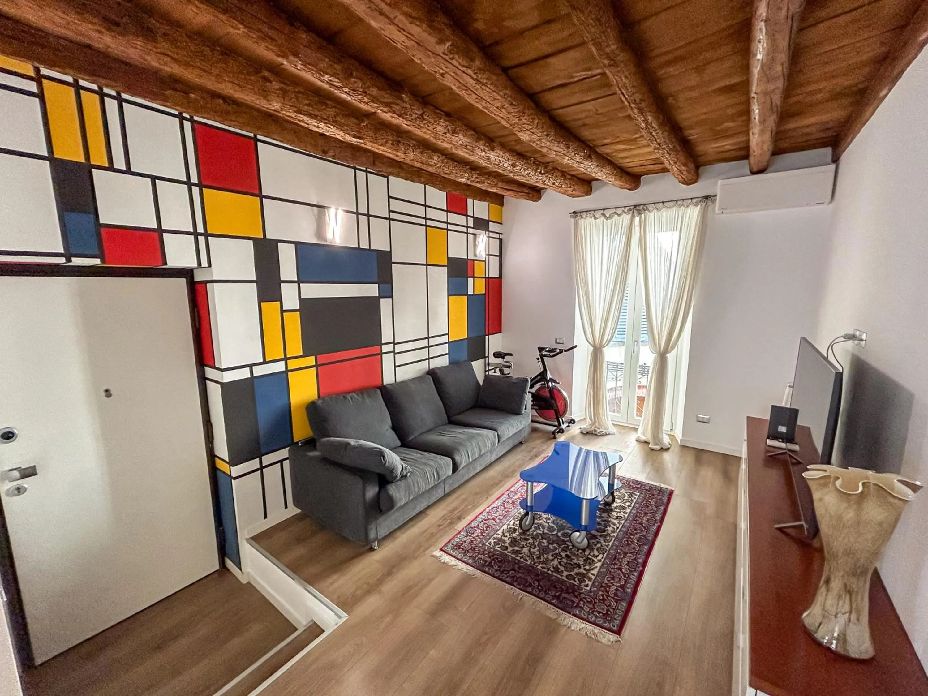 Living room in Suite & Charme in un palazzo storico di Bergamo