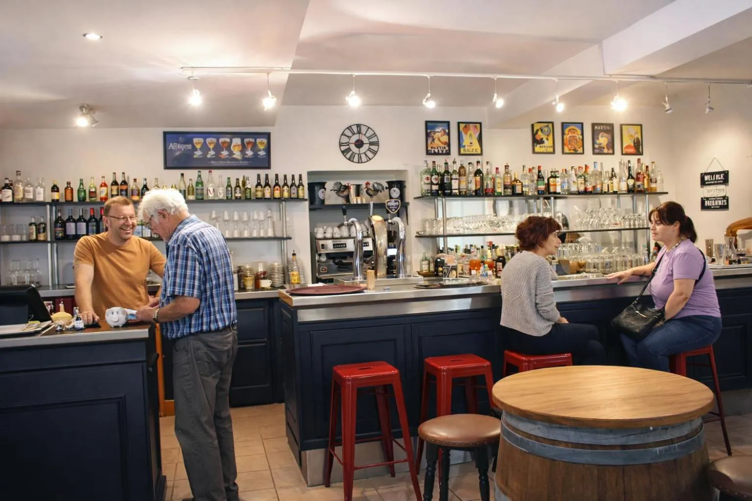 Lounge or bar in Hotel Auberge du Fin Chapon