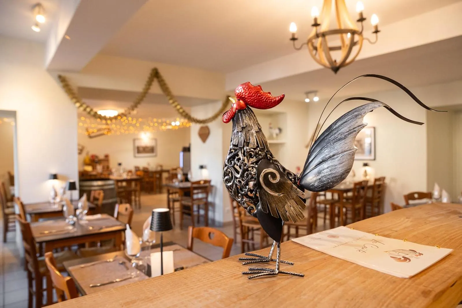 Restaurant/places to eat in Hotel Auberge du Fin Chapon