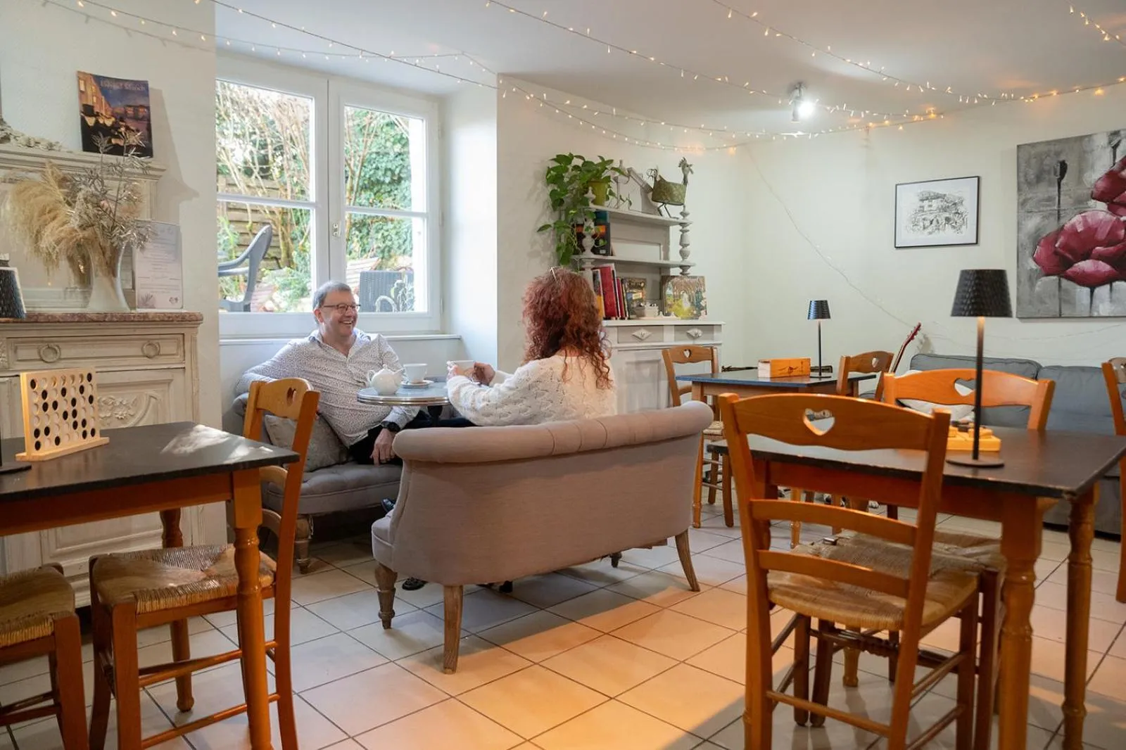 Living room in Hotel Auberge du Fin Chapon