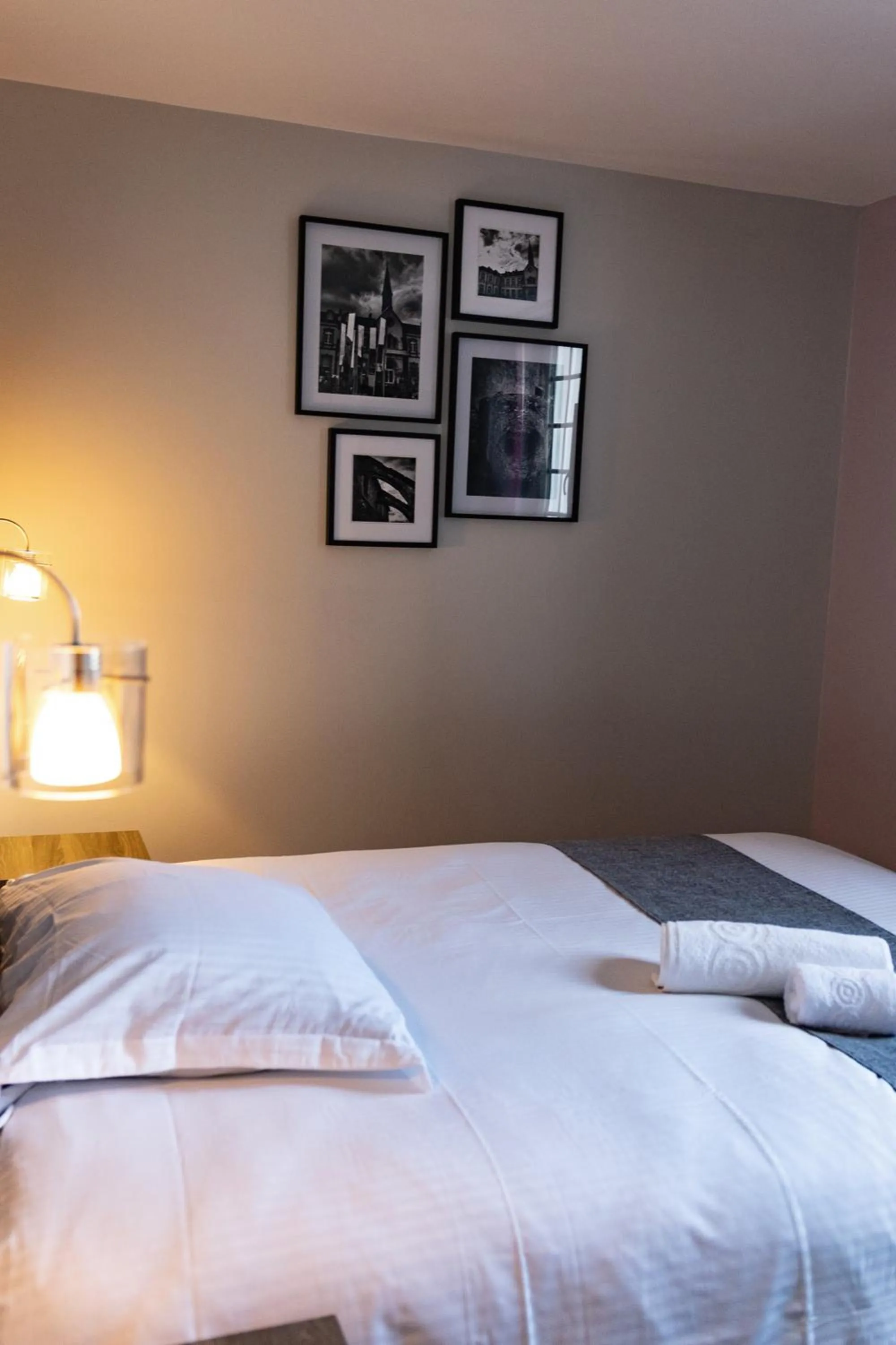Bed in Hôtel restaurant La Grand Mare