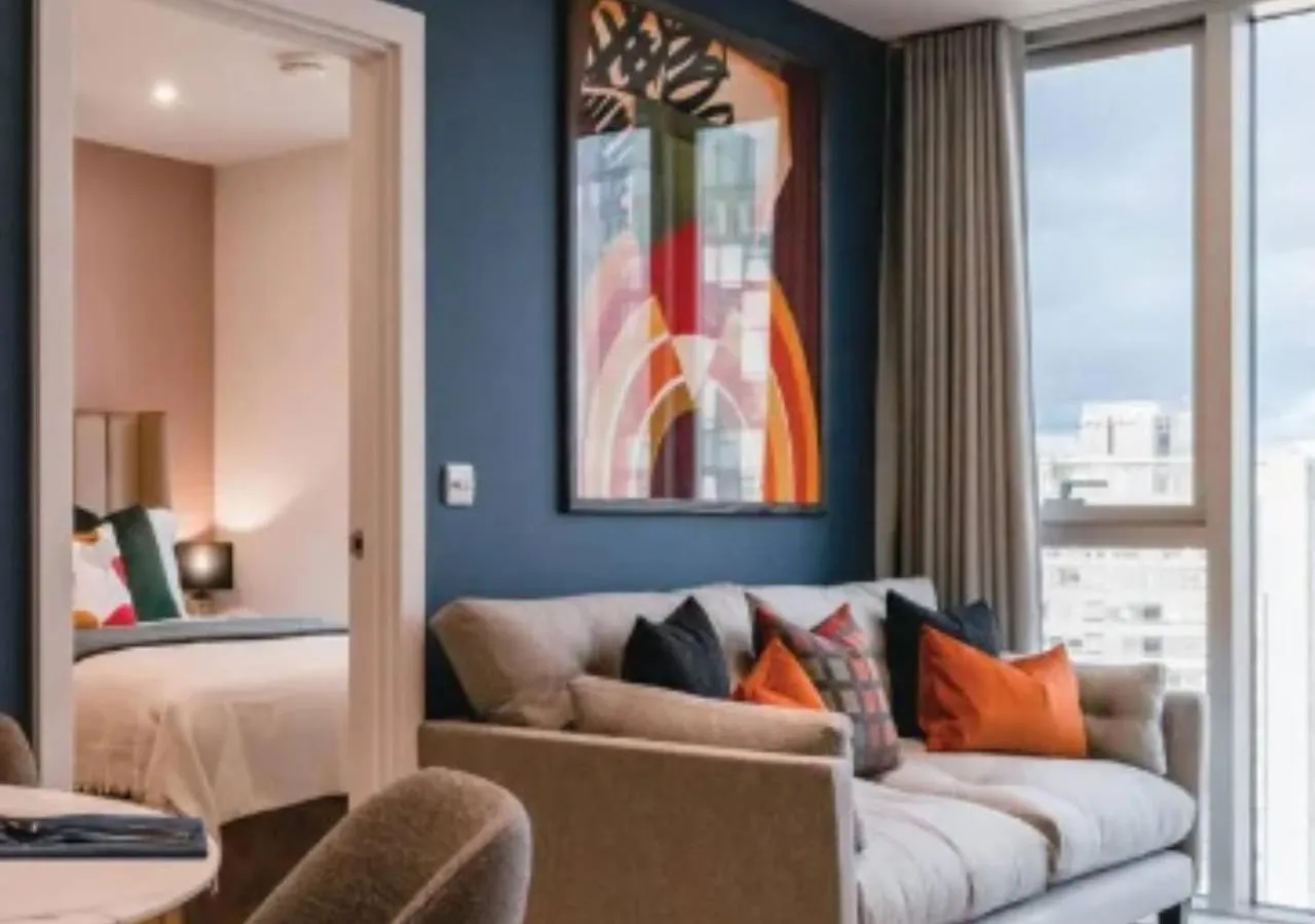 Living room, Bed in Charles Hope Liverpool