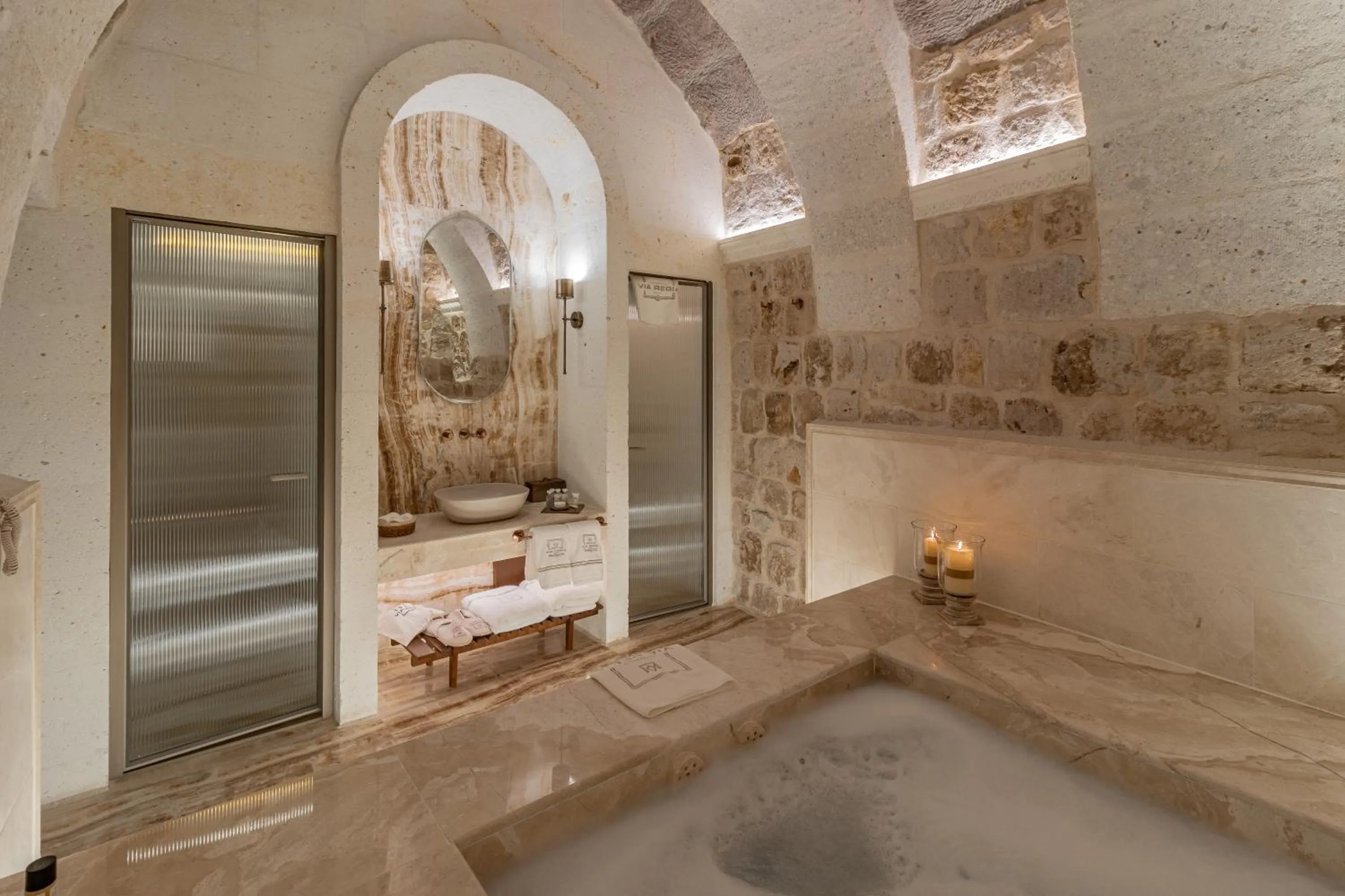 Shower in Via Regia Cappadocia Hotel