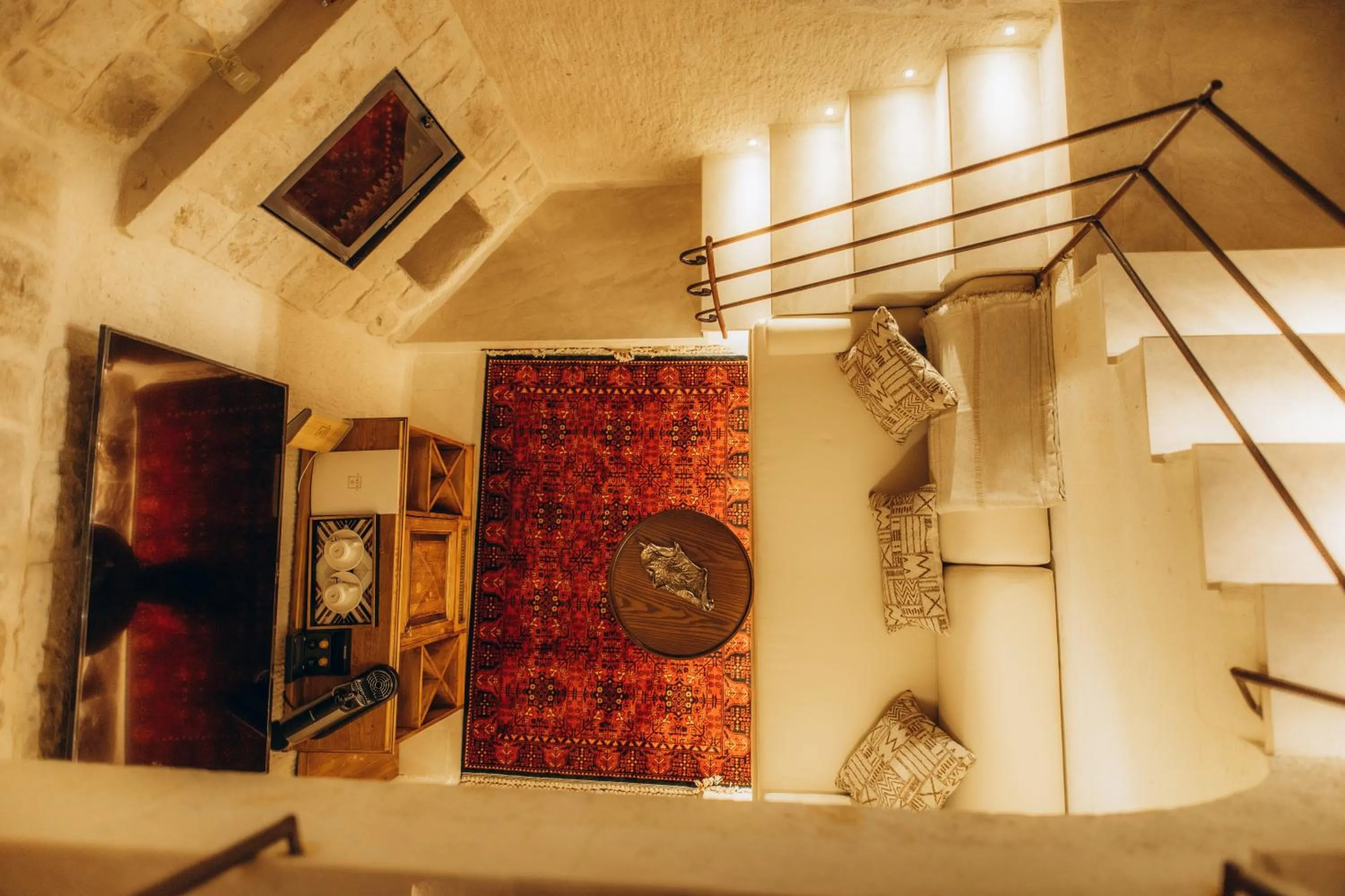 Living room in Via Regia Cappadocia Hotel