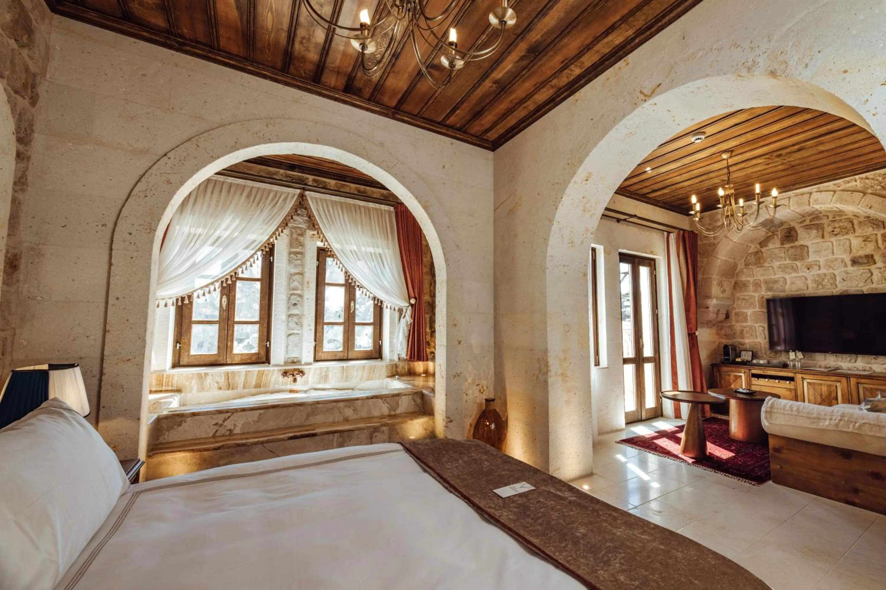 Photo of the whole room, Bed in Via Regia Cappadocia Hotel