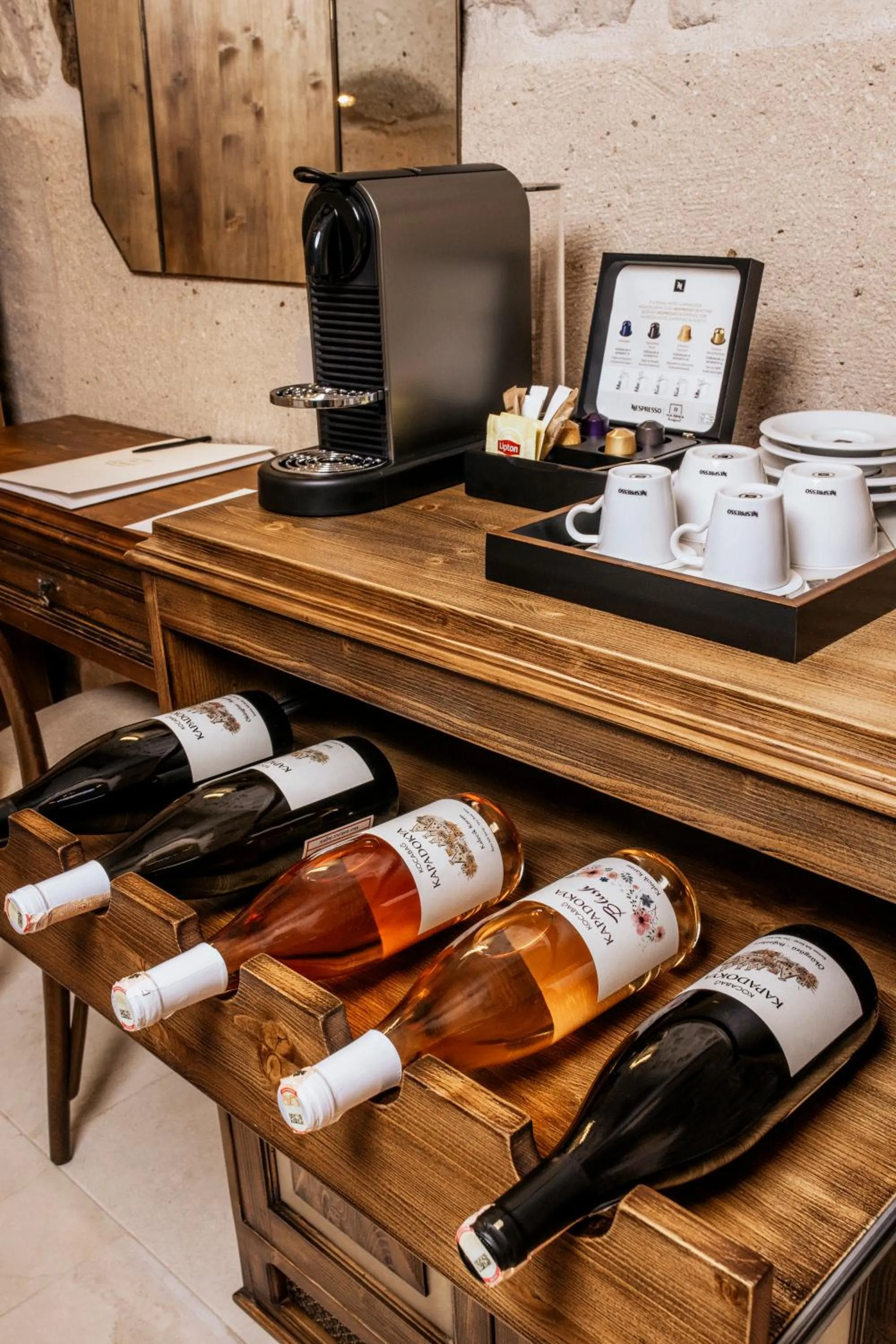 minibar in Via Regia Cappadocia Hotel