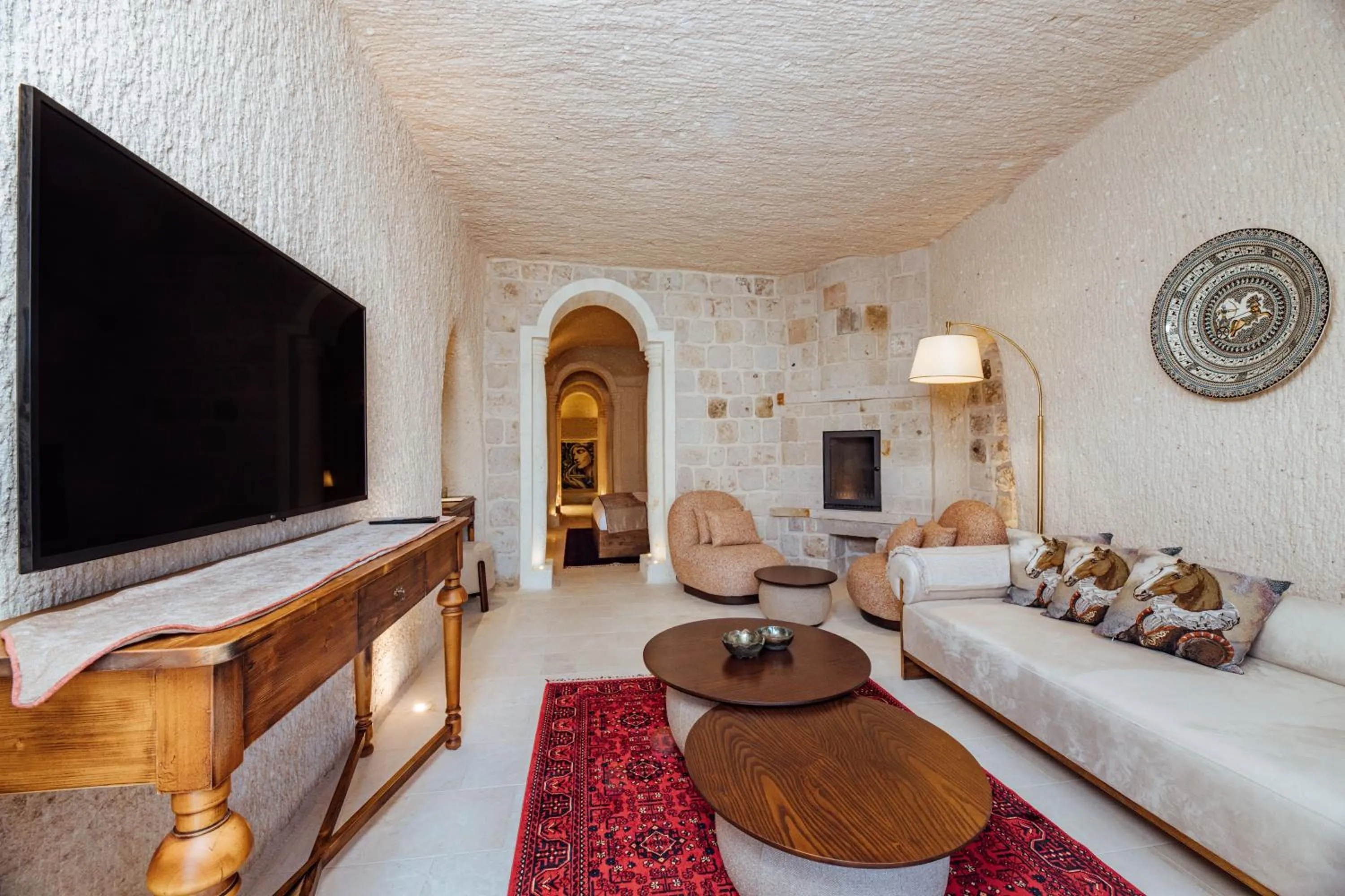 Seating area in Via Regia Cappadocia Hotel