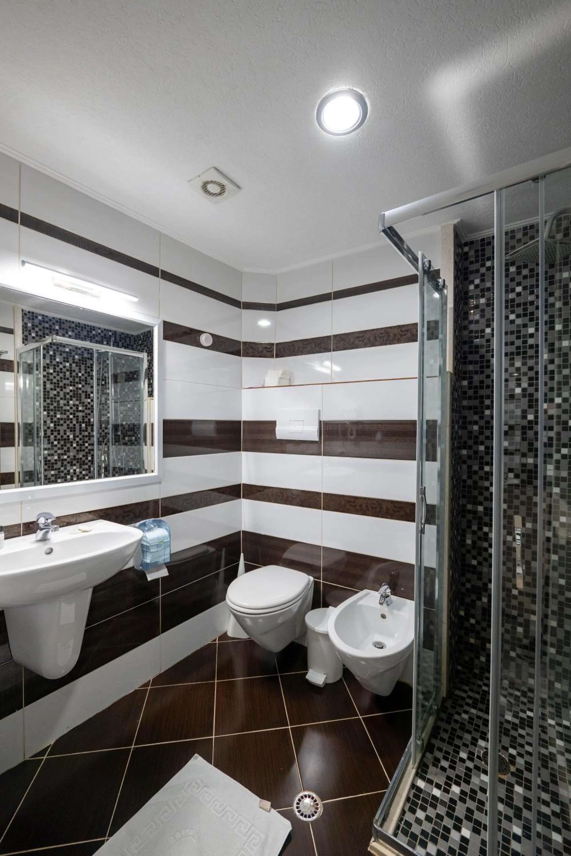 Shower in Hotel Aria