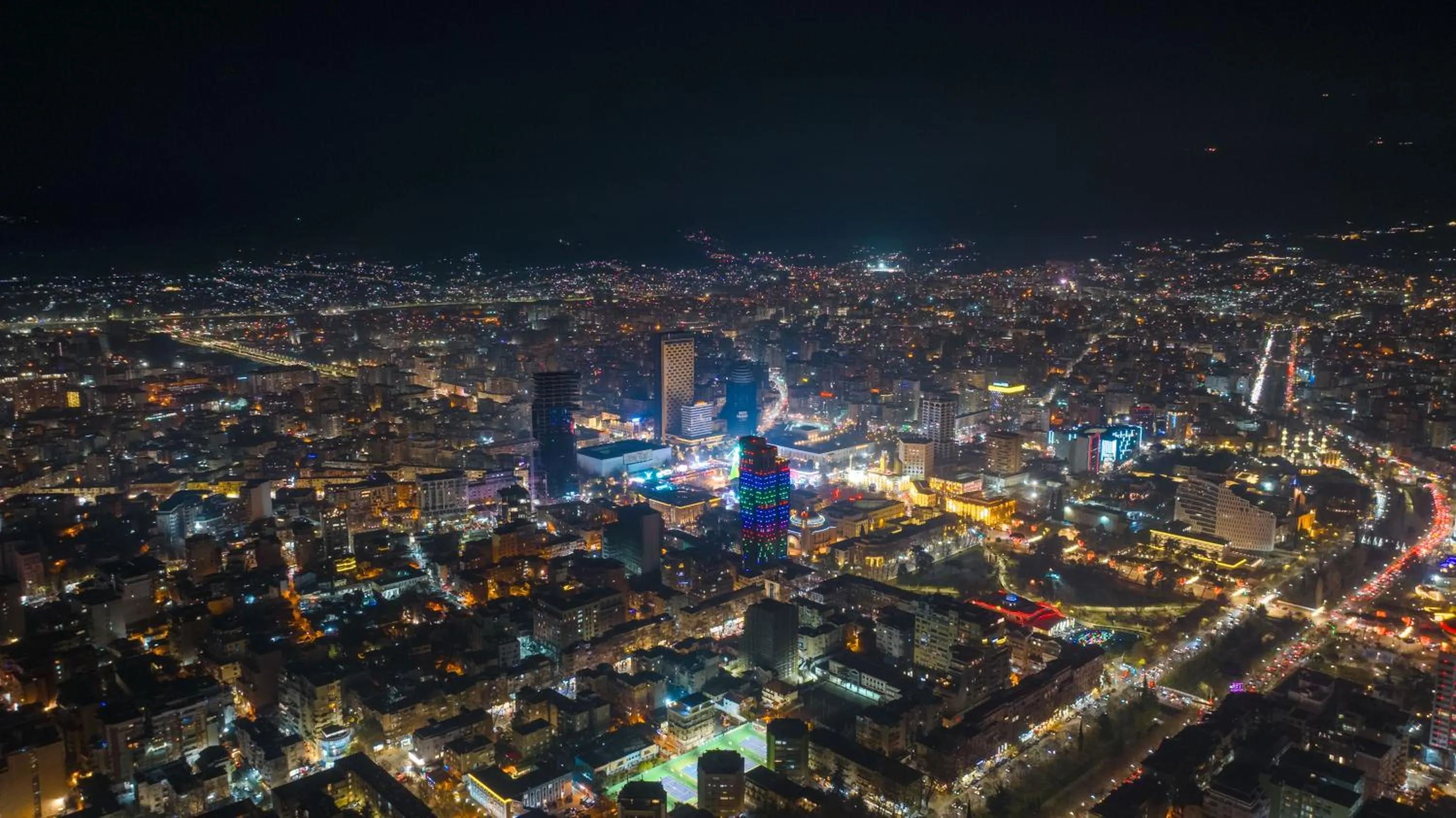 Bird's eye view in Hotel Aria