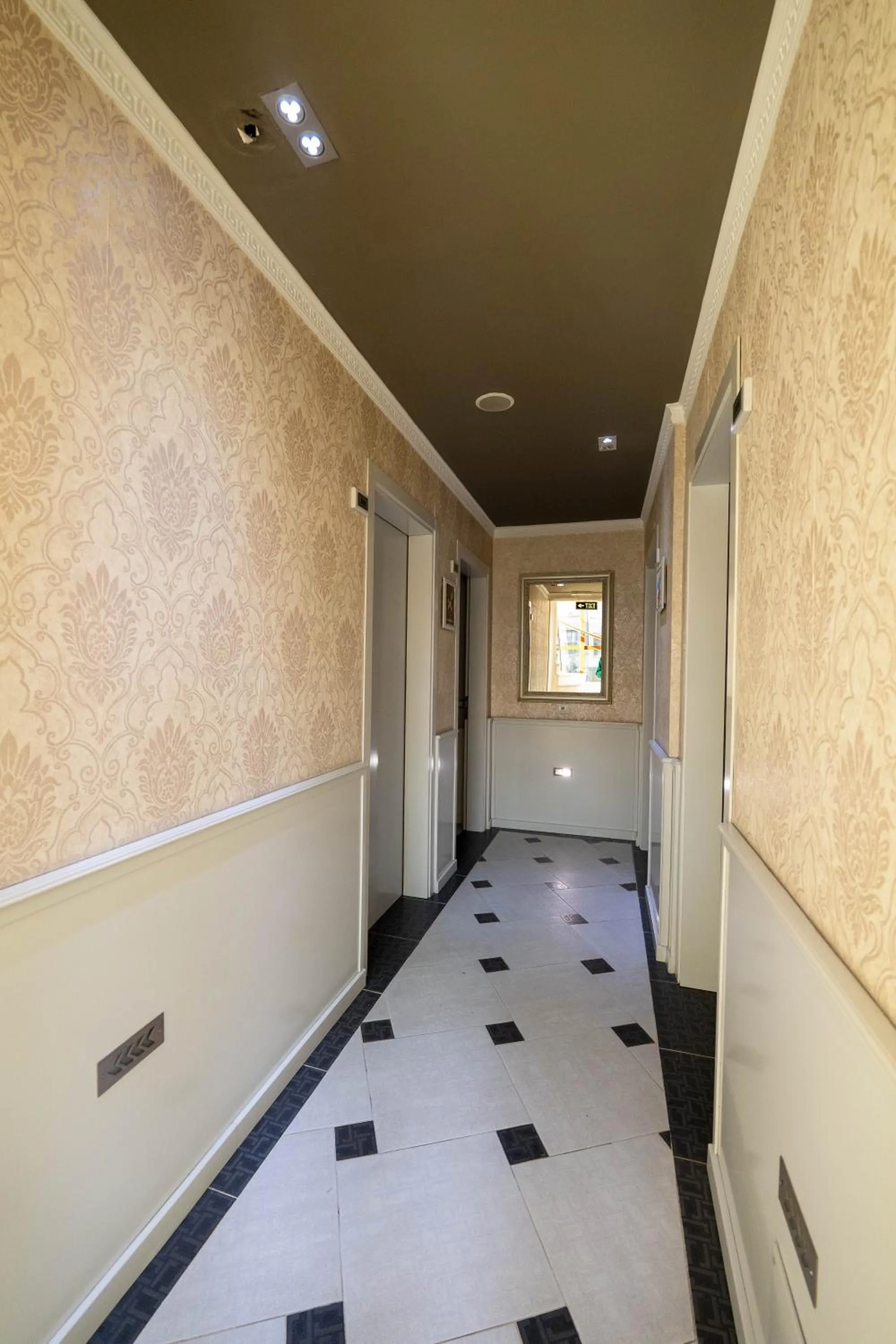 Decorative detail in Hotel Aria