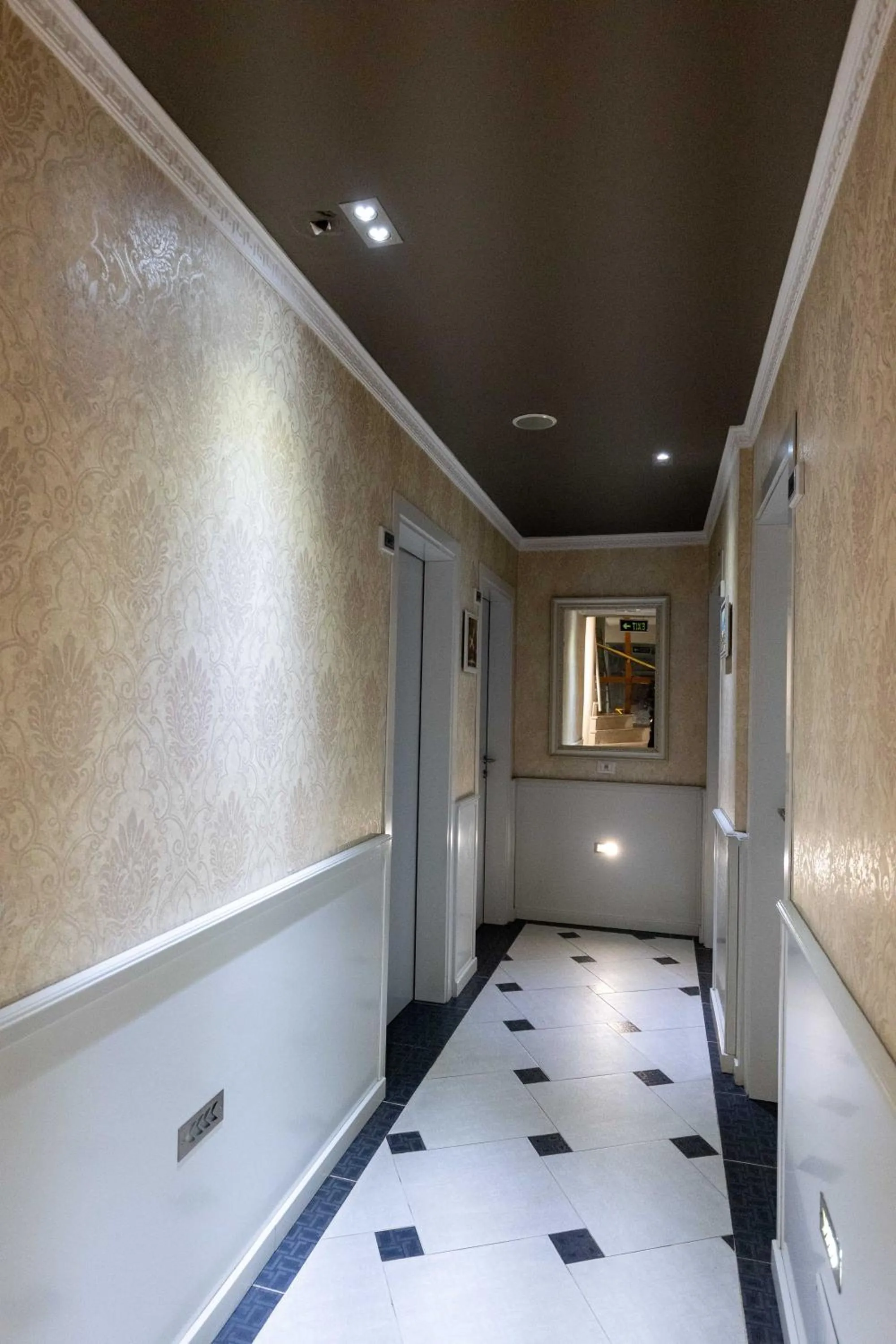 Decorative detail in Hotel Aria