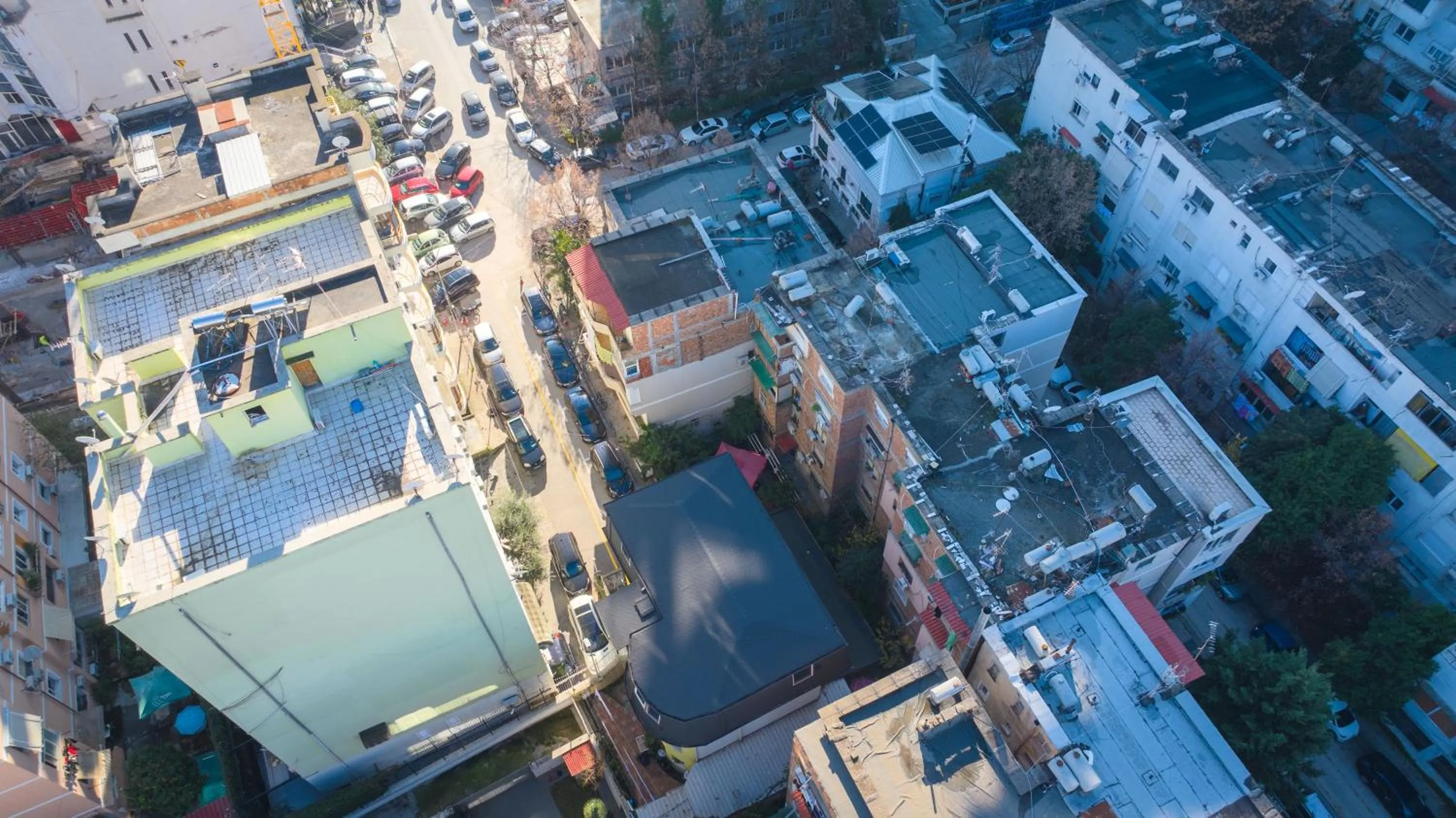 Property building in Hotel Aria