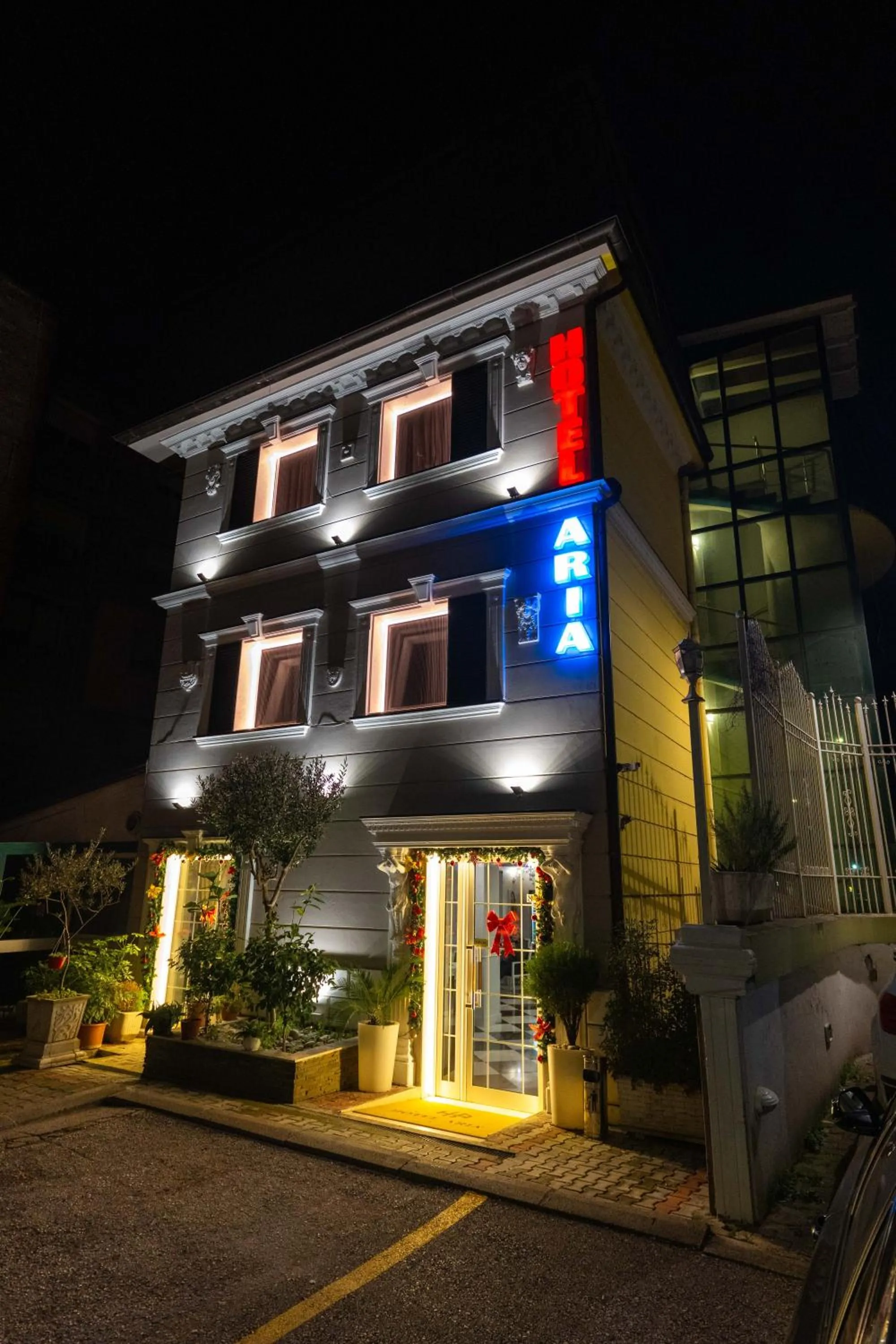 Property building in Hotel Aria