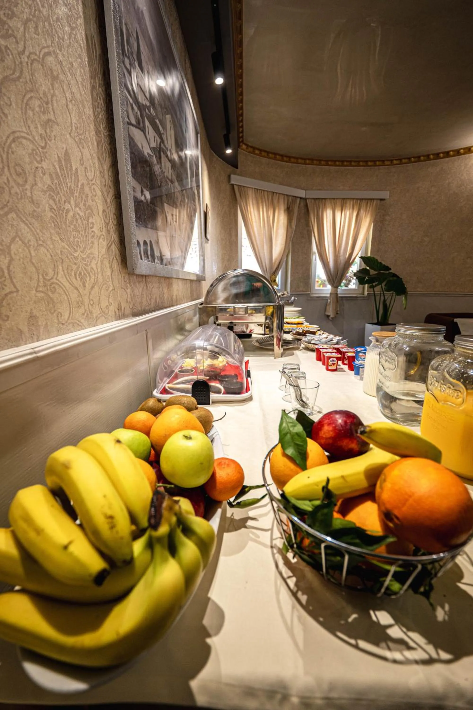 Buffet breakfast in Hotel Aria