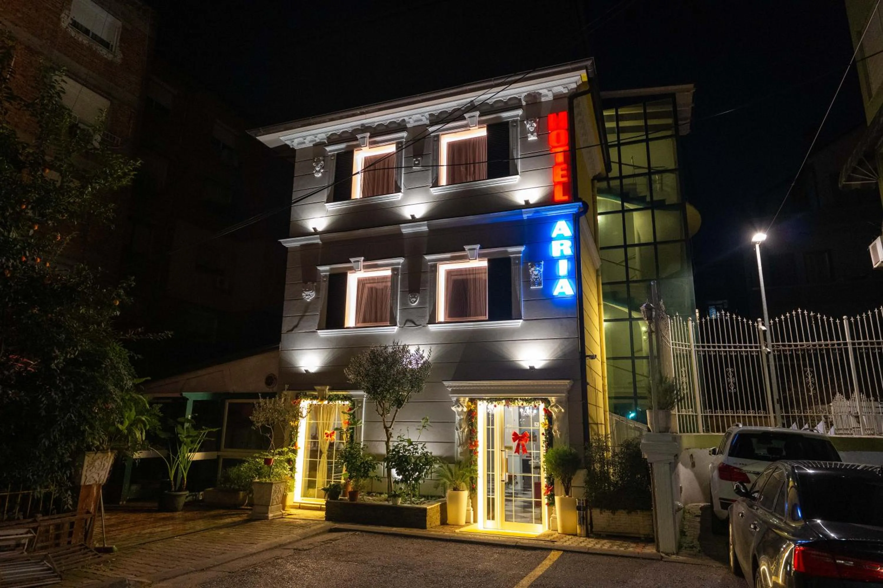 Property building in Hotel Aria