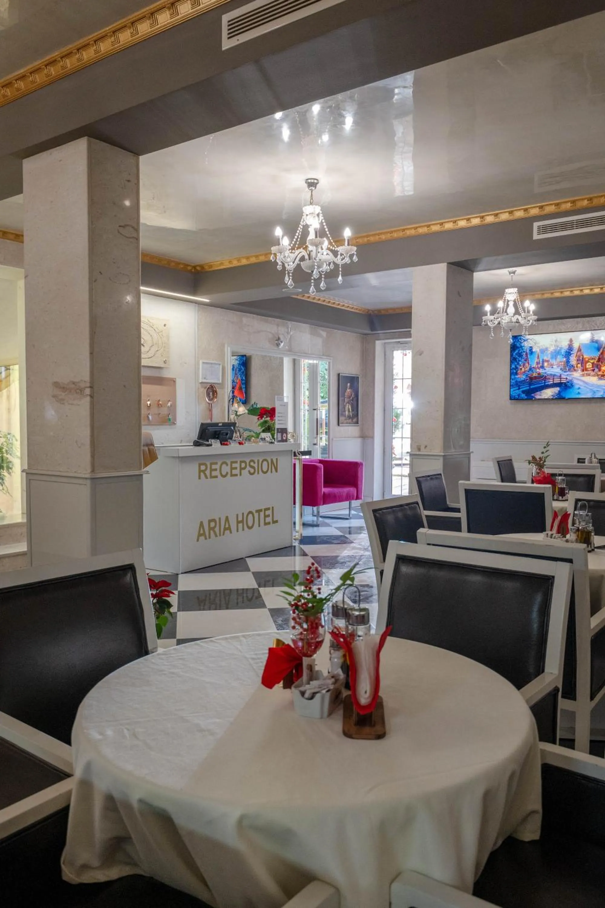 TV and multimedia in Hotel Aria