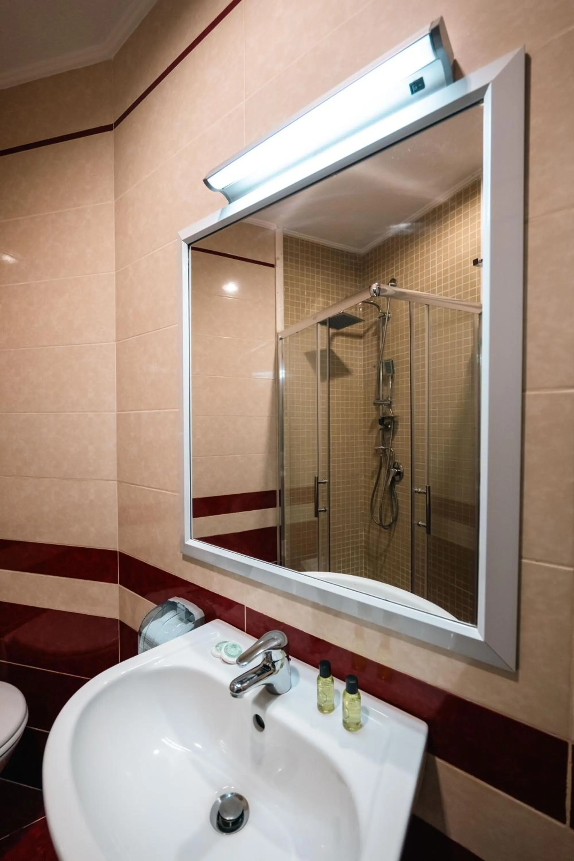 Shower in Hotel Aria